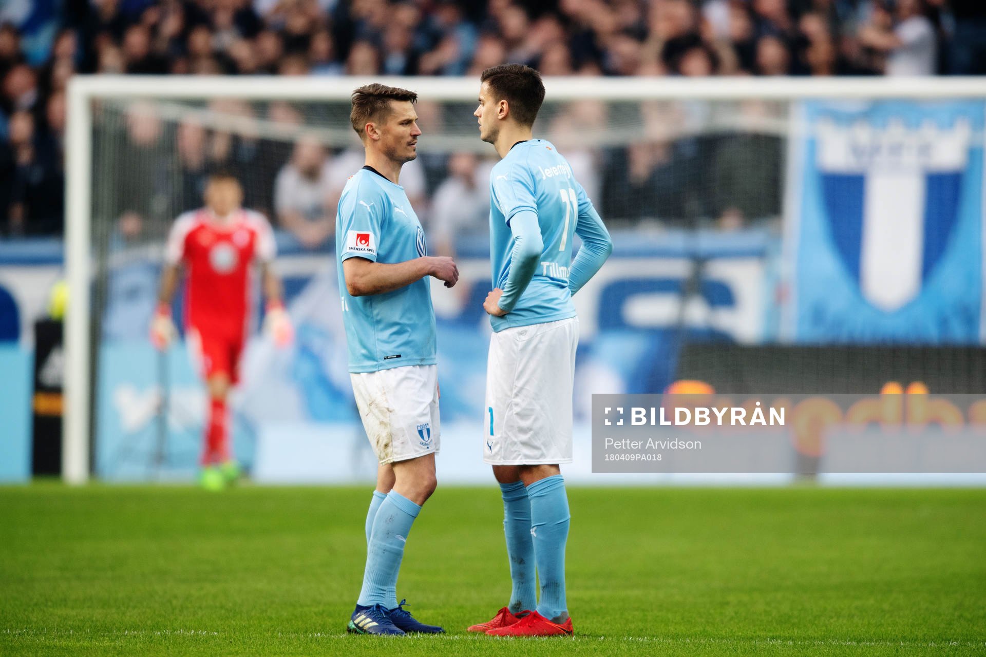 Malmö FFs Markus Rosenberg och Alexander Jeremejeff deppar