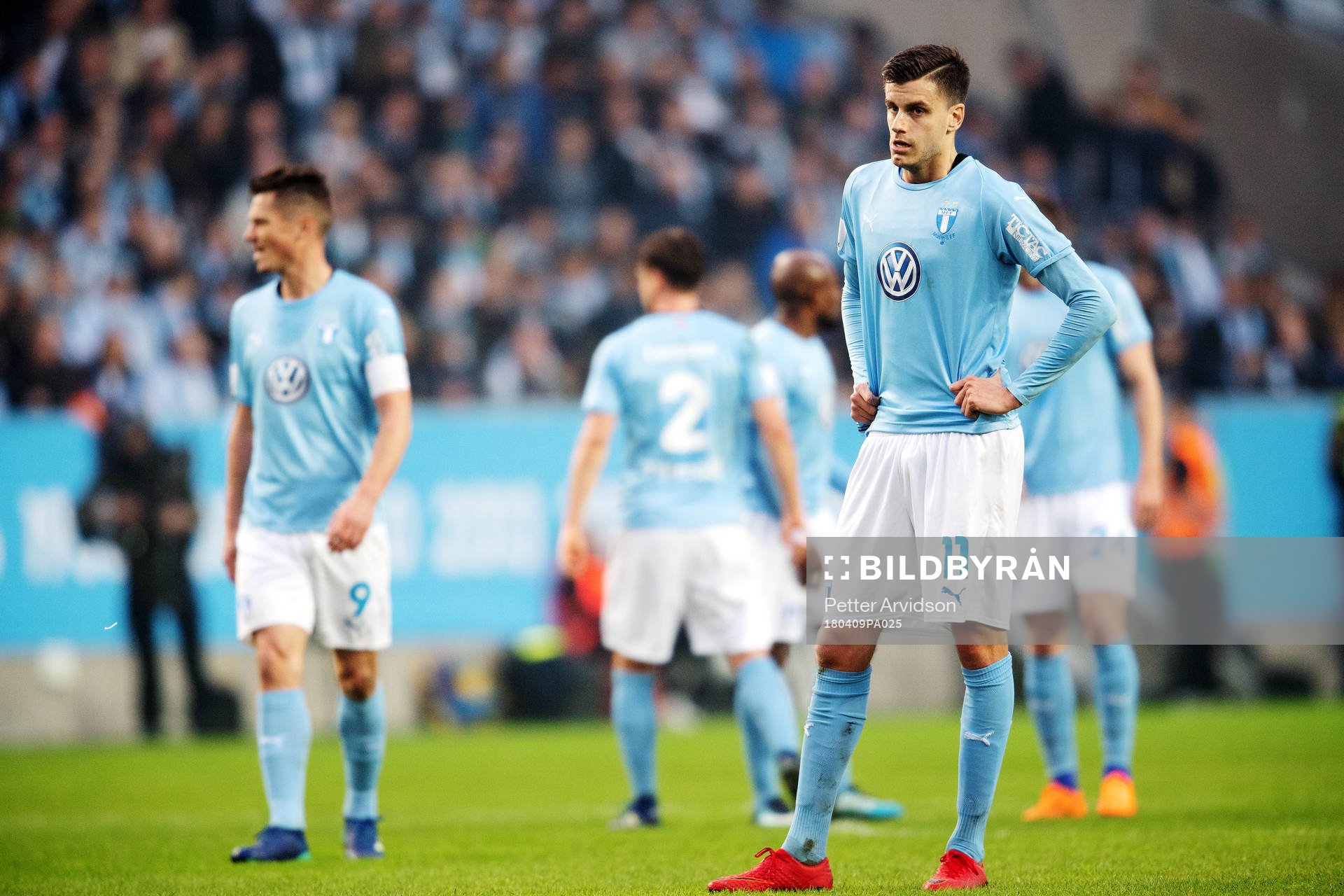Malmö FFs Alexander Jeremejeff deppar