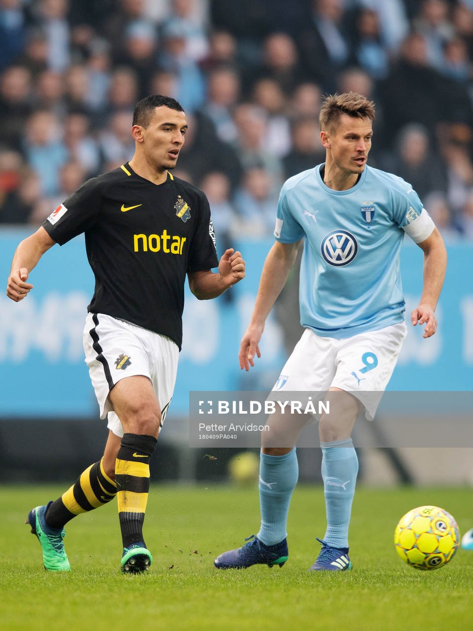 s Nabil Bahoui och Malmö FFs Markus Rosenberg