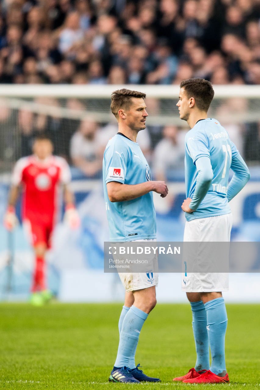 Malmö FFs Markus Rosenberg och Alexander Jeremejeff
