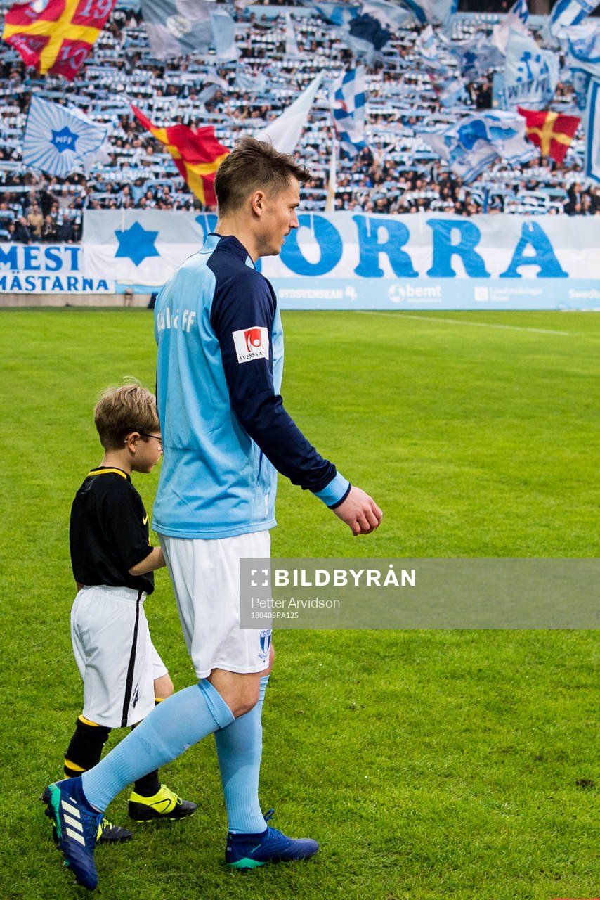 Malmö FFs Markus Rosenberg gör entré