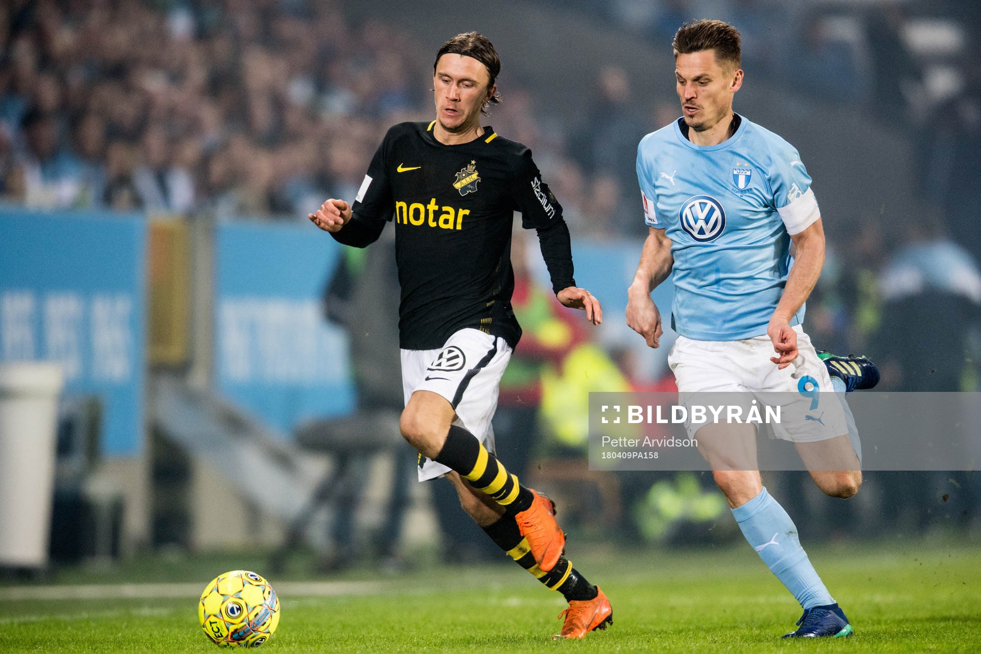 s Kristoffer Olsson och Malmö FFs Markus Rosenberg