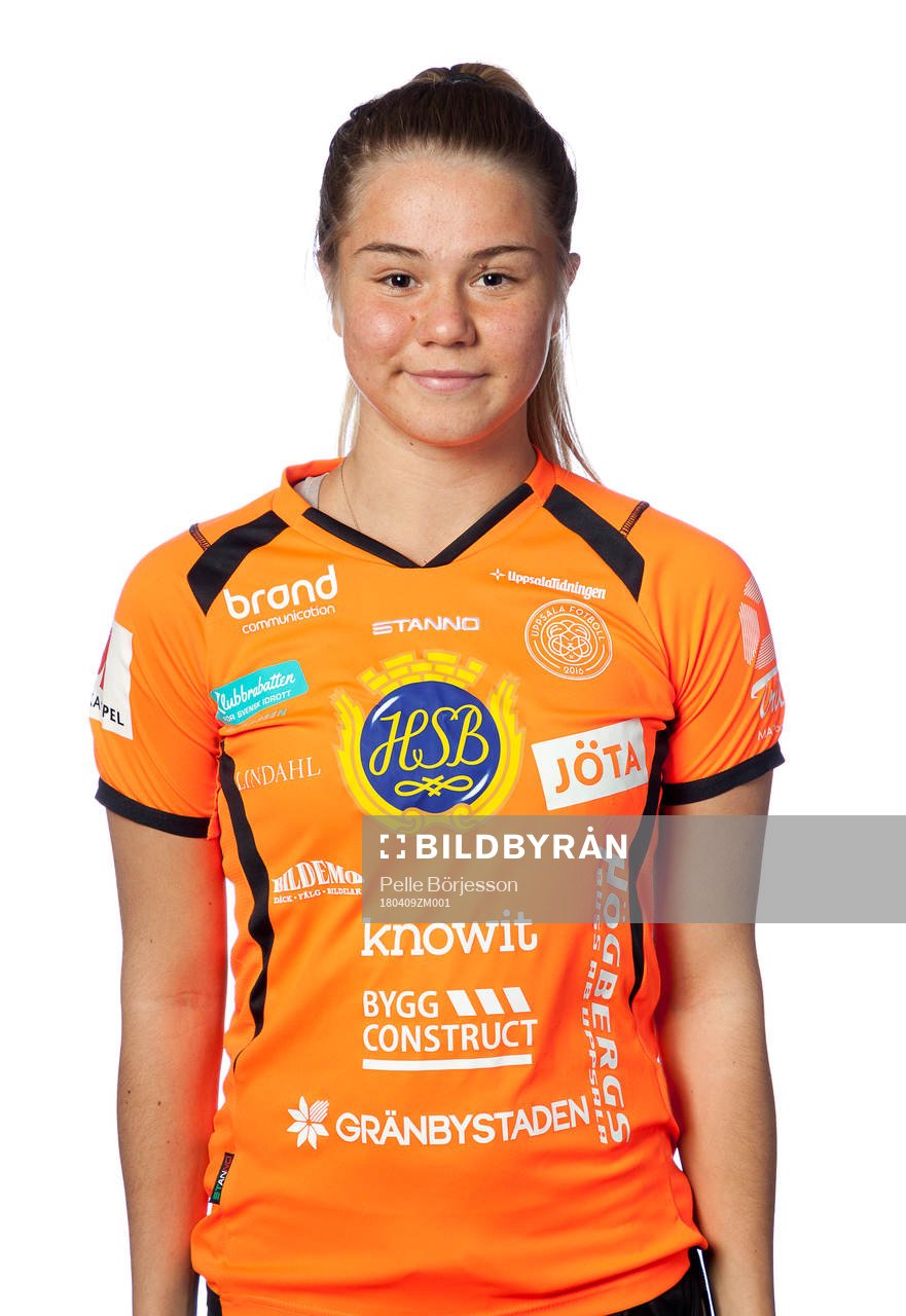 Uppsalas Ronja Andersson poserar för ett porträtt den 9 april 2018 i Uppsala.