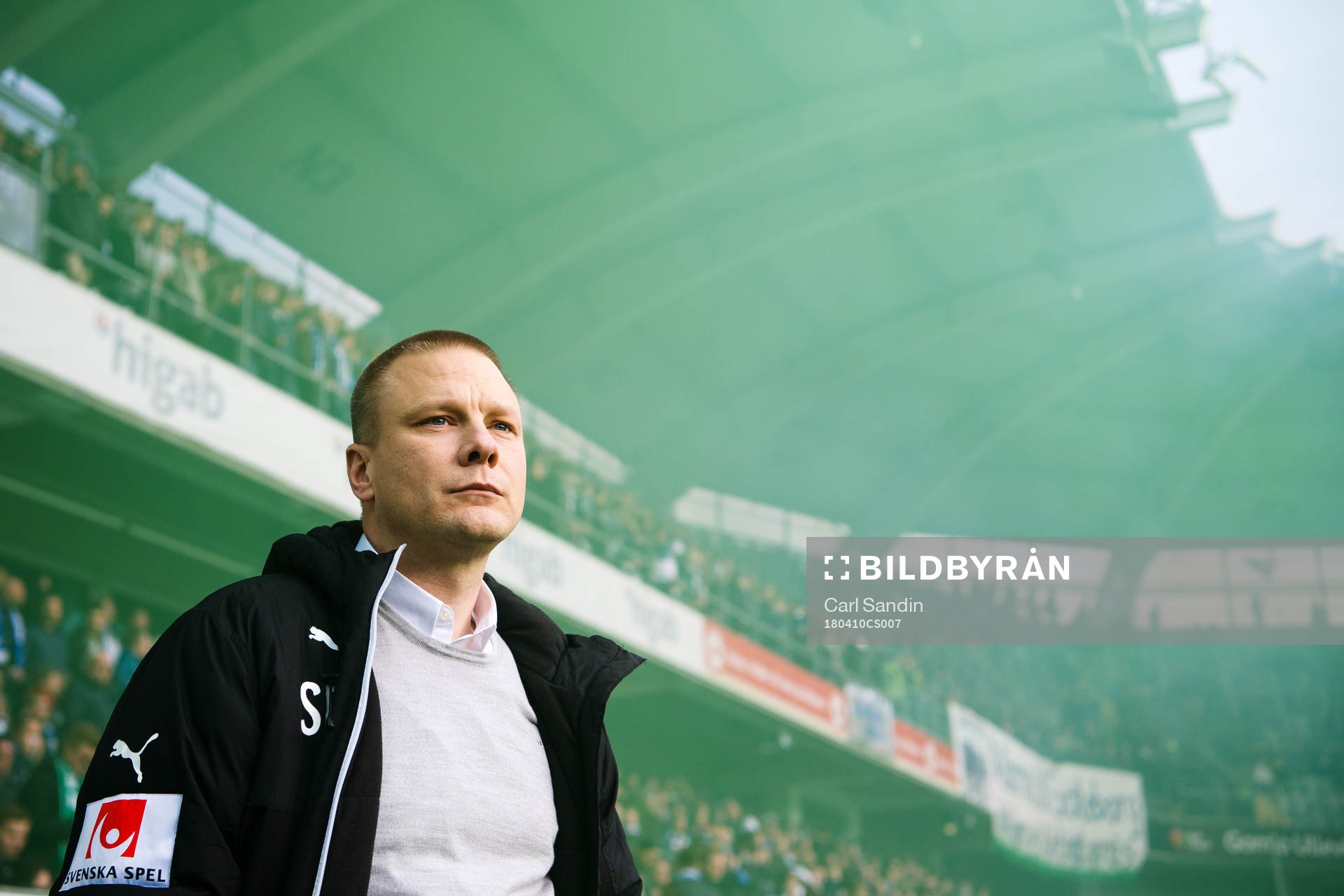 Hammarbys tränare Stefan Billborn