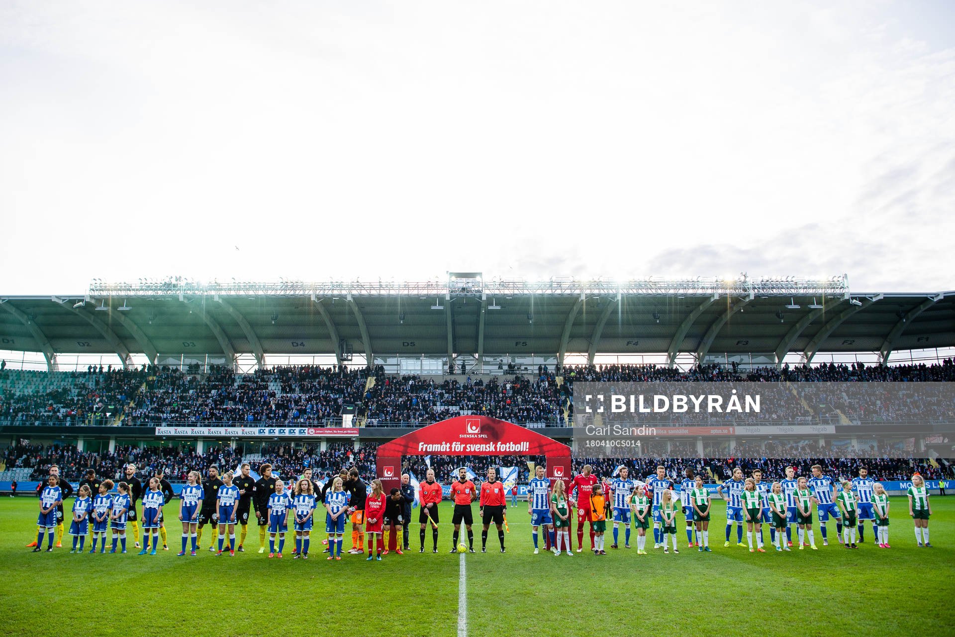 Hammarbys och IFK Göteborgs spelare