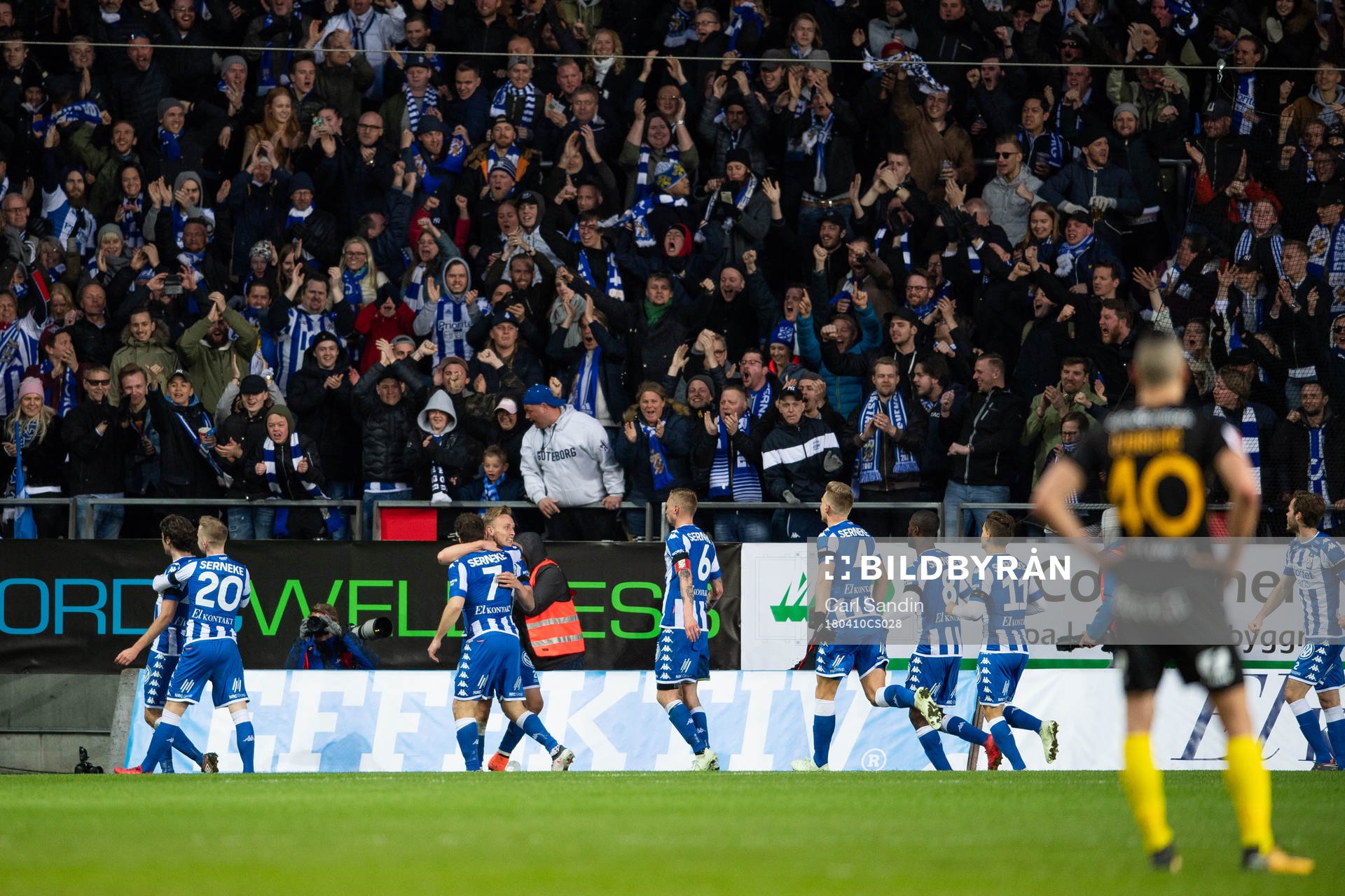 IFK Göteborgs spelare jublar