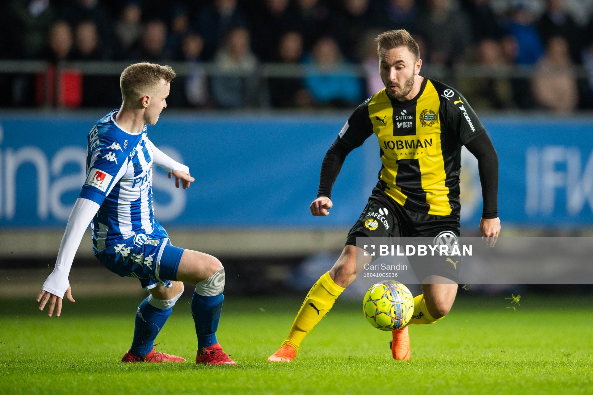 IFK Göteborgs Victor Wernersson och Hammarbys Muamer