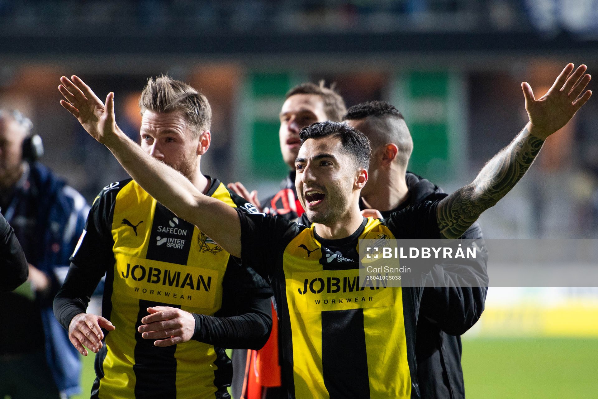 Hammarbys Jiloan Hamad jublar