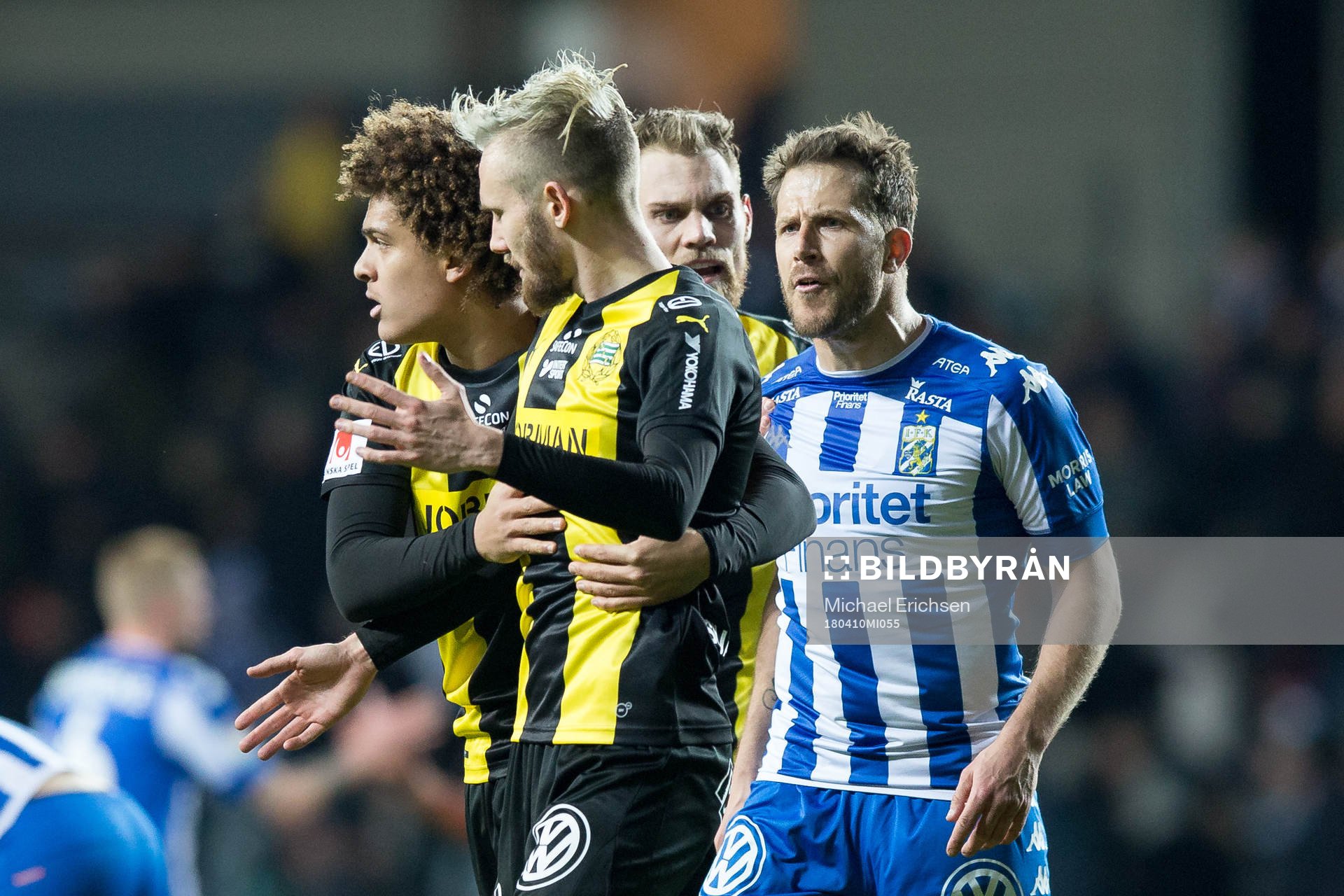IFK Göteborgs Tobias Hysén irriterad på Hammarbys Simon