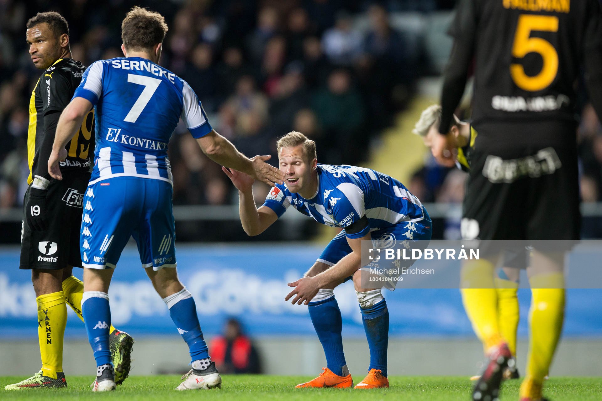 IFK Göteborgs Tobias Hysén och Gustav Engvall