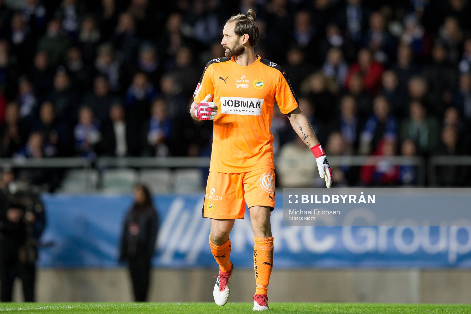 Hammarbys målvakt Johan Wiland