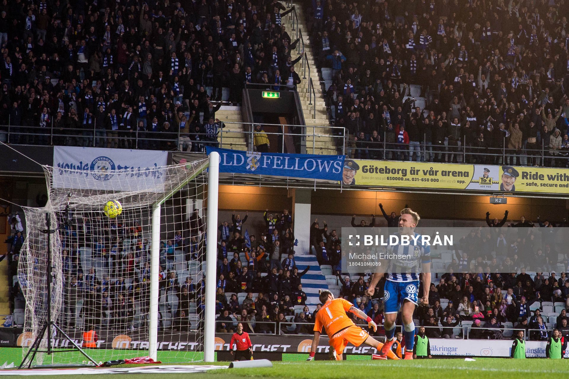IFK Göteborgs Sebastian Ohlsson jublar