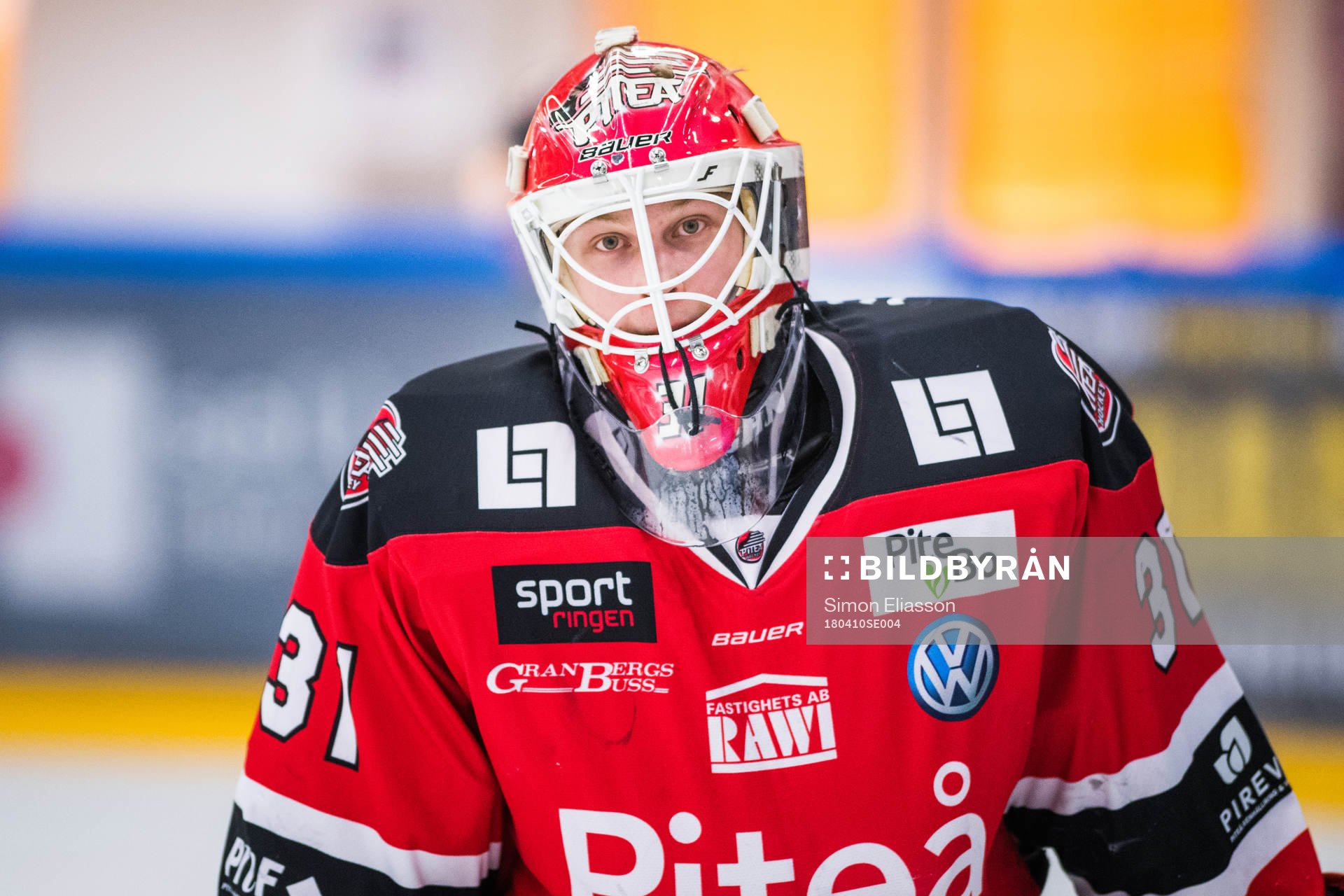 Piteås målvakt Albin Ström