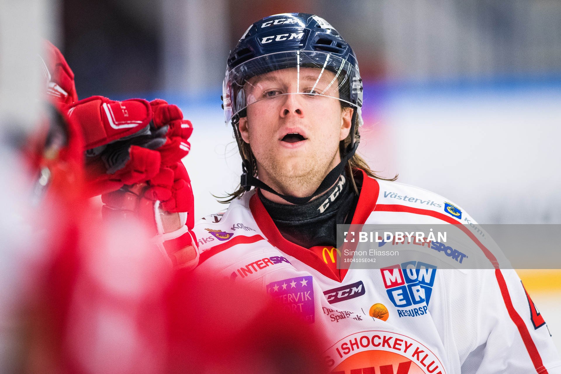 Västerviks Oskar Drugge jublar