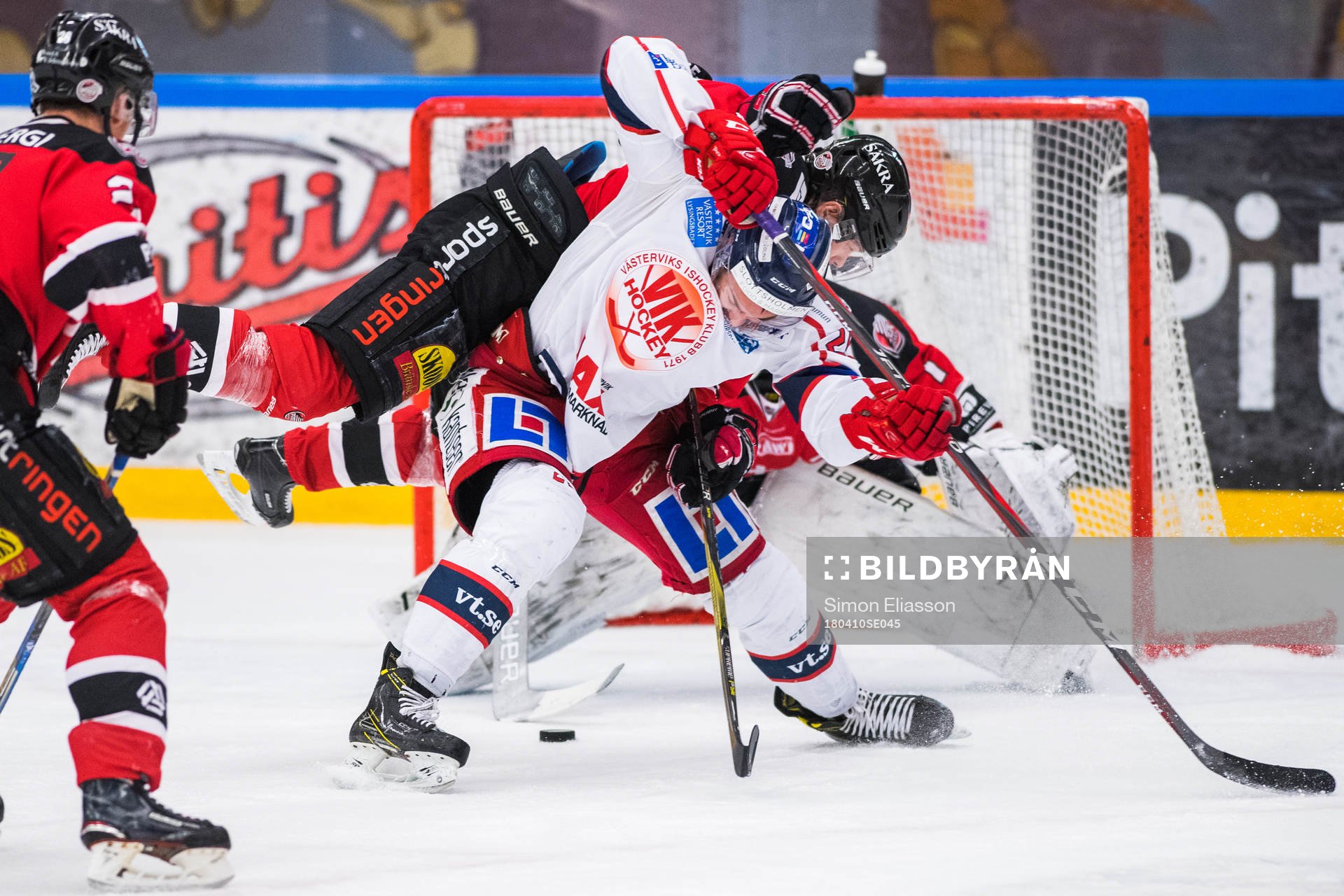 Västerviks Patrik Blomberg och Piteås Viktor Nilsson