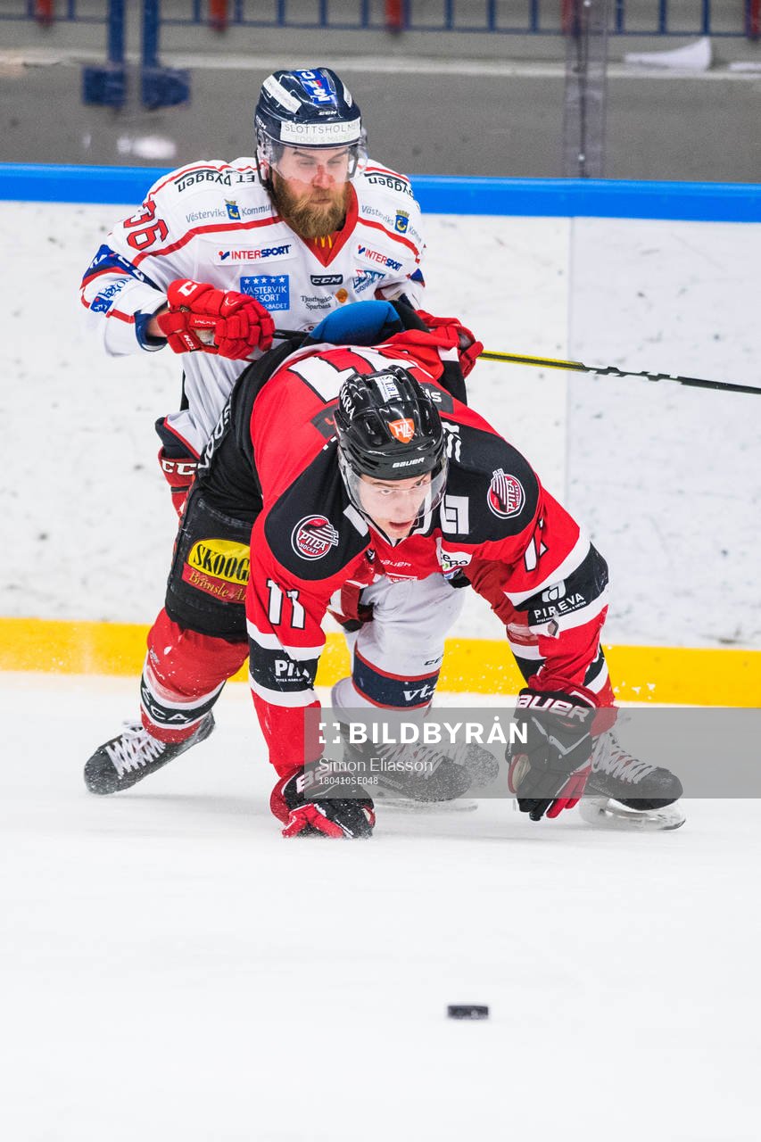 Västerviks Alexander Viklund och Piteås Marcus Sandström