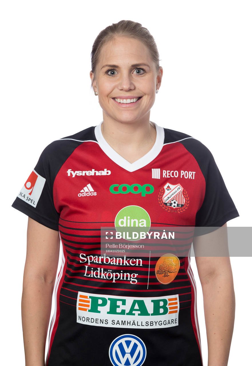 Lidköpings Caroline Berling poserar för ett porträtt den 10 april 2018 i Lidköping.