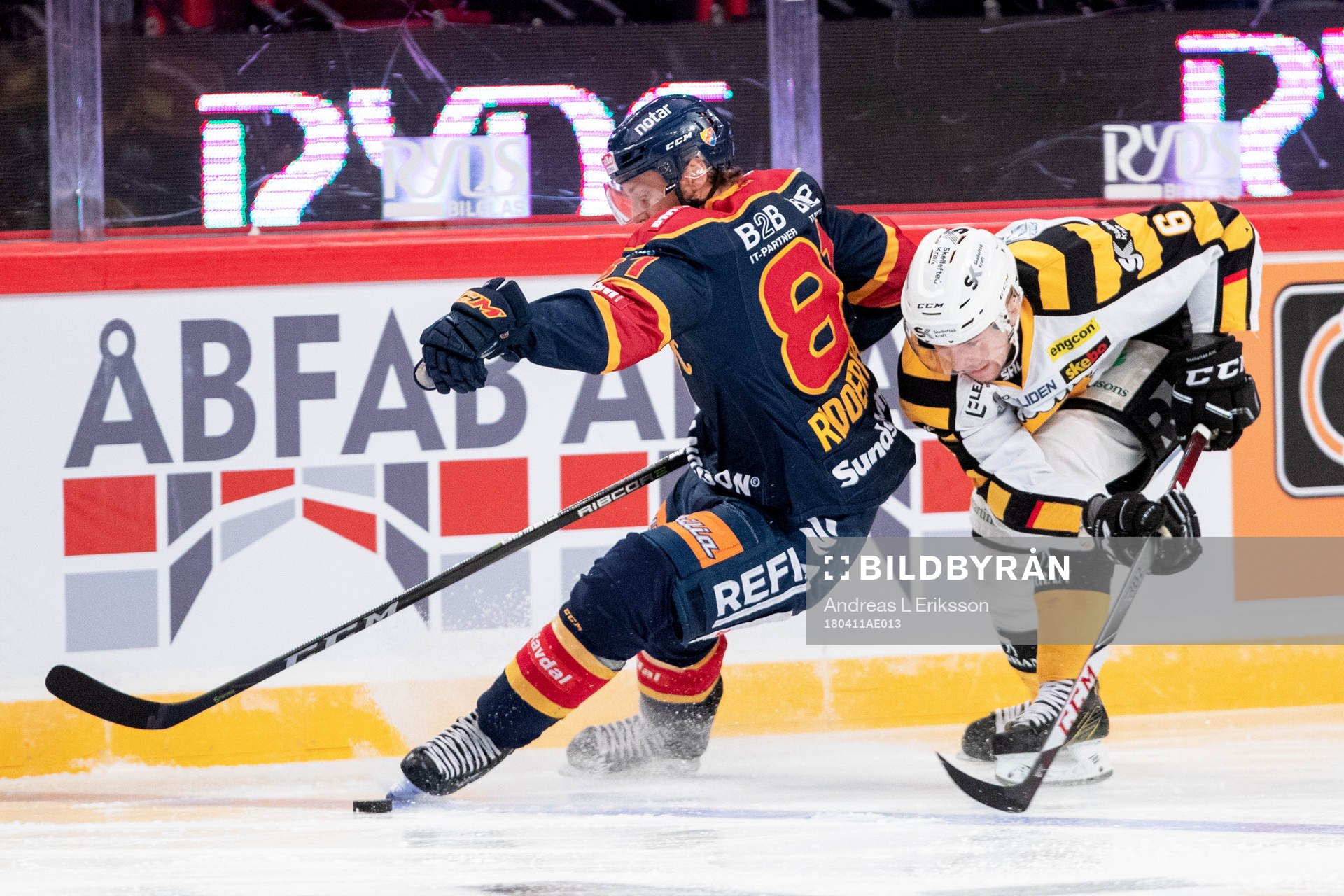 Djurgårdens Calle Ridderwall och Skellefteås Filip