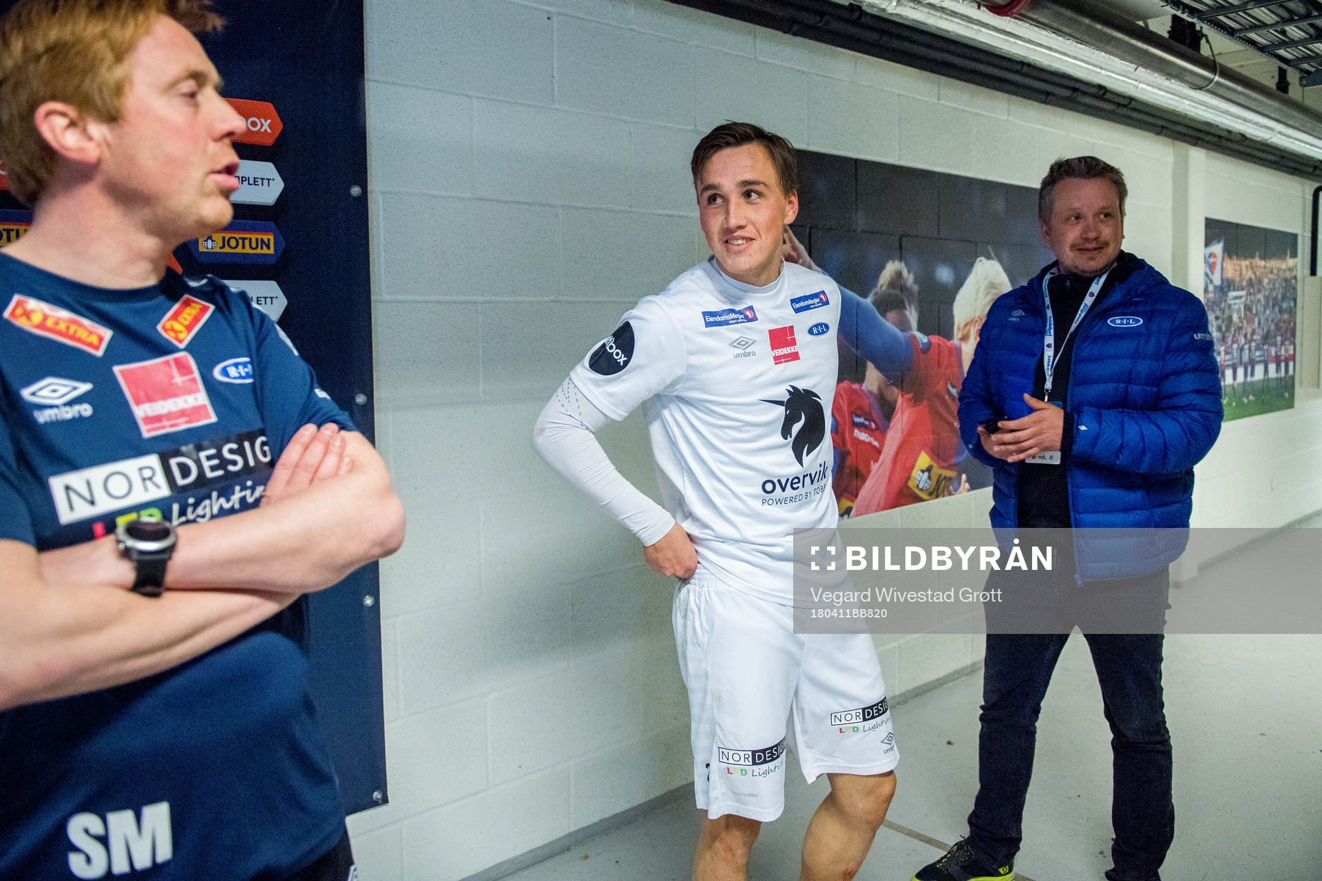 Svein Maalen, head coach of Ranheim, and Andreas Helmersen
