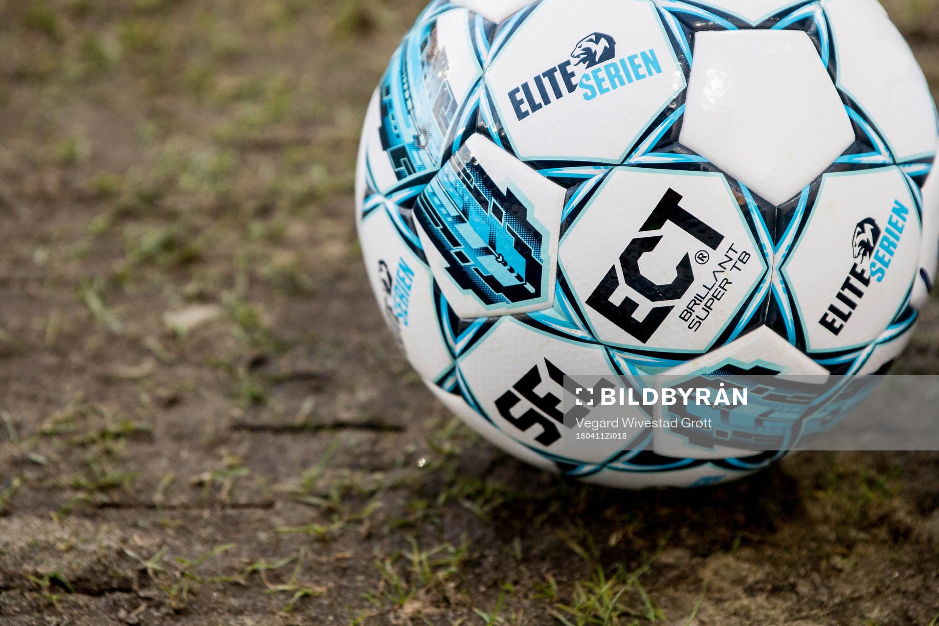 A Select football at half time