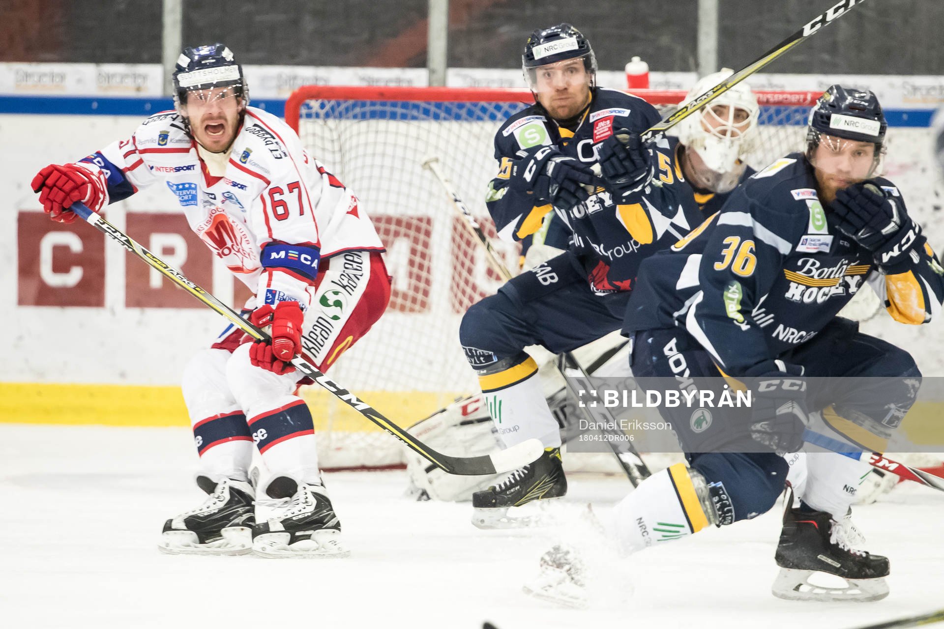 Västerviks Emil Georgsson och Borlänges Jesper Svennberg