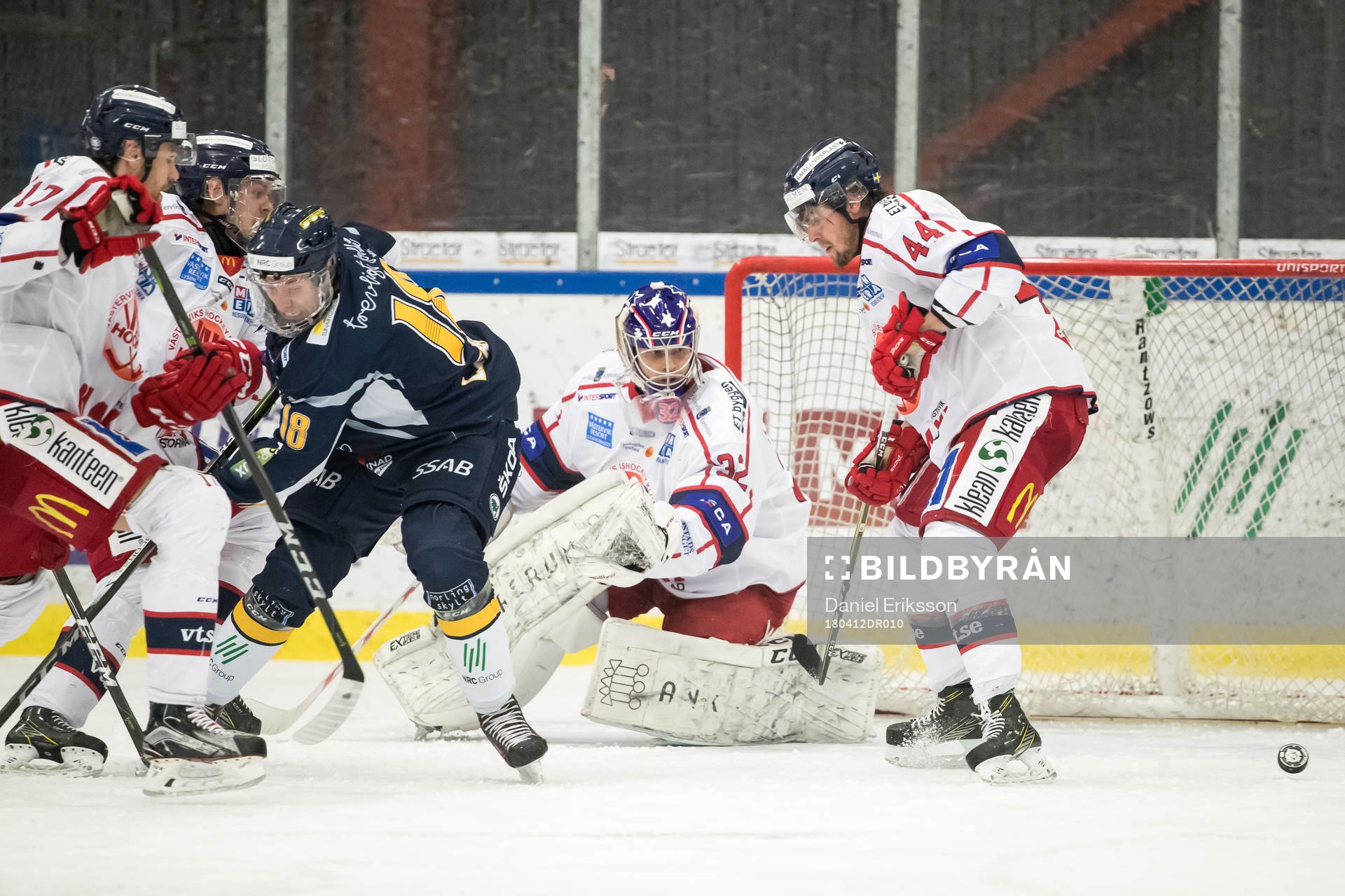 Västerviks Dan Pettersson och Oskar Carlsson och
