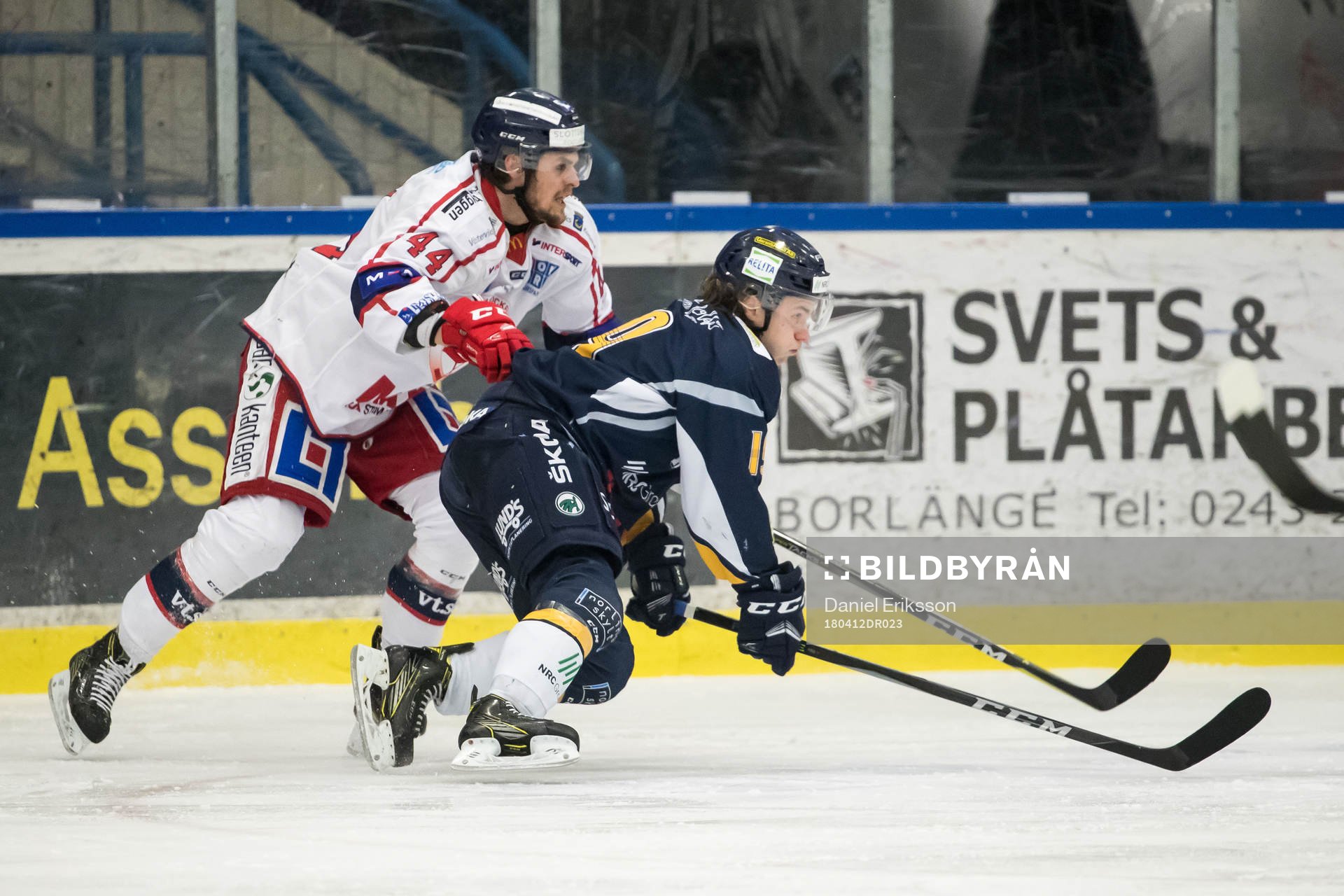 Västerviks Oskar Carlsson och Borlänges Sebastian