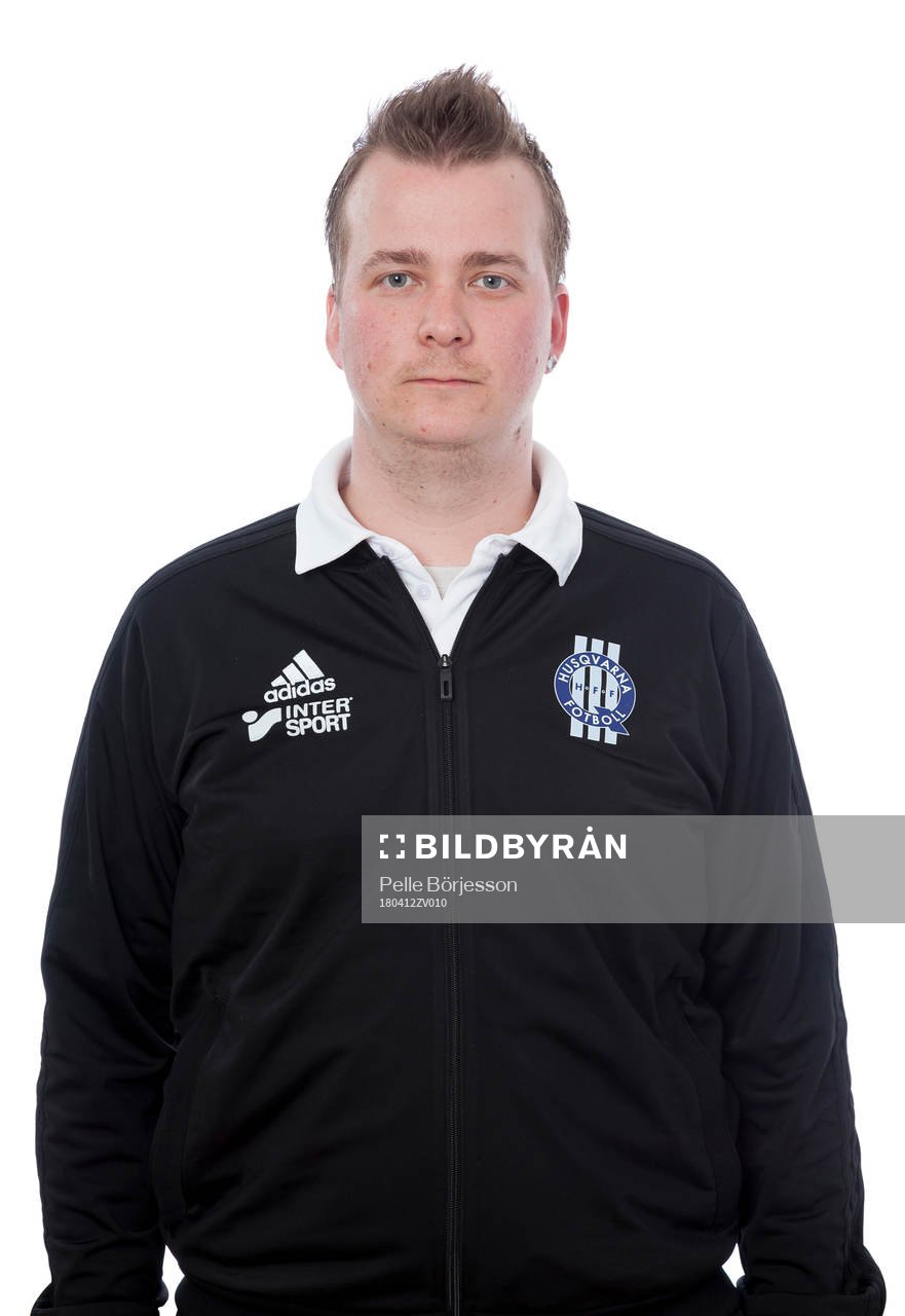 Husqvarnas Peter Nykvist poserar för ett porträtt den 12 april 2018 i Husqvarna.