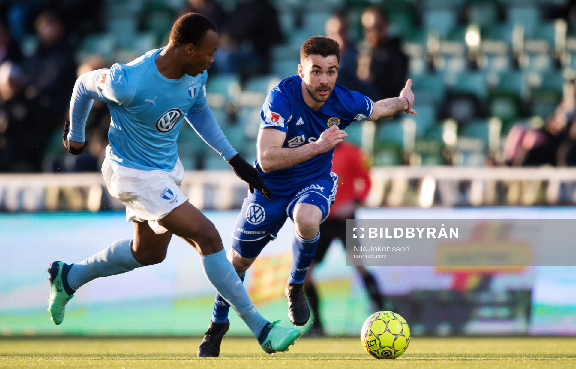 Malmö FFs Carlos Strandberg och Sundsvalls Carlos Gracia