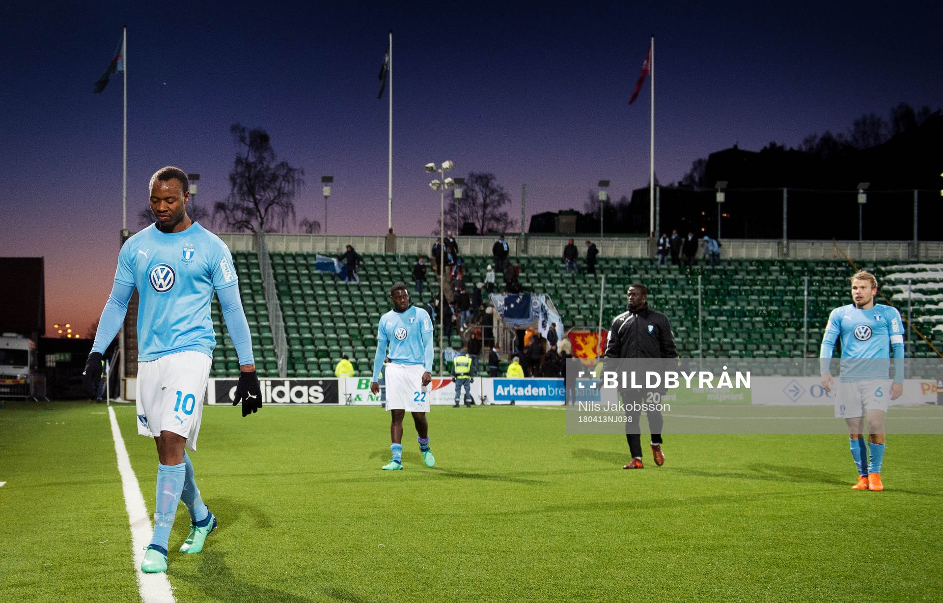 Malmö FFs Carlos Strandberg deppar