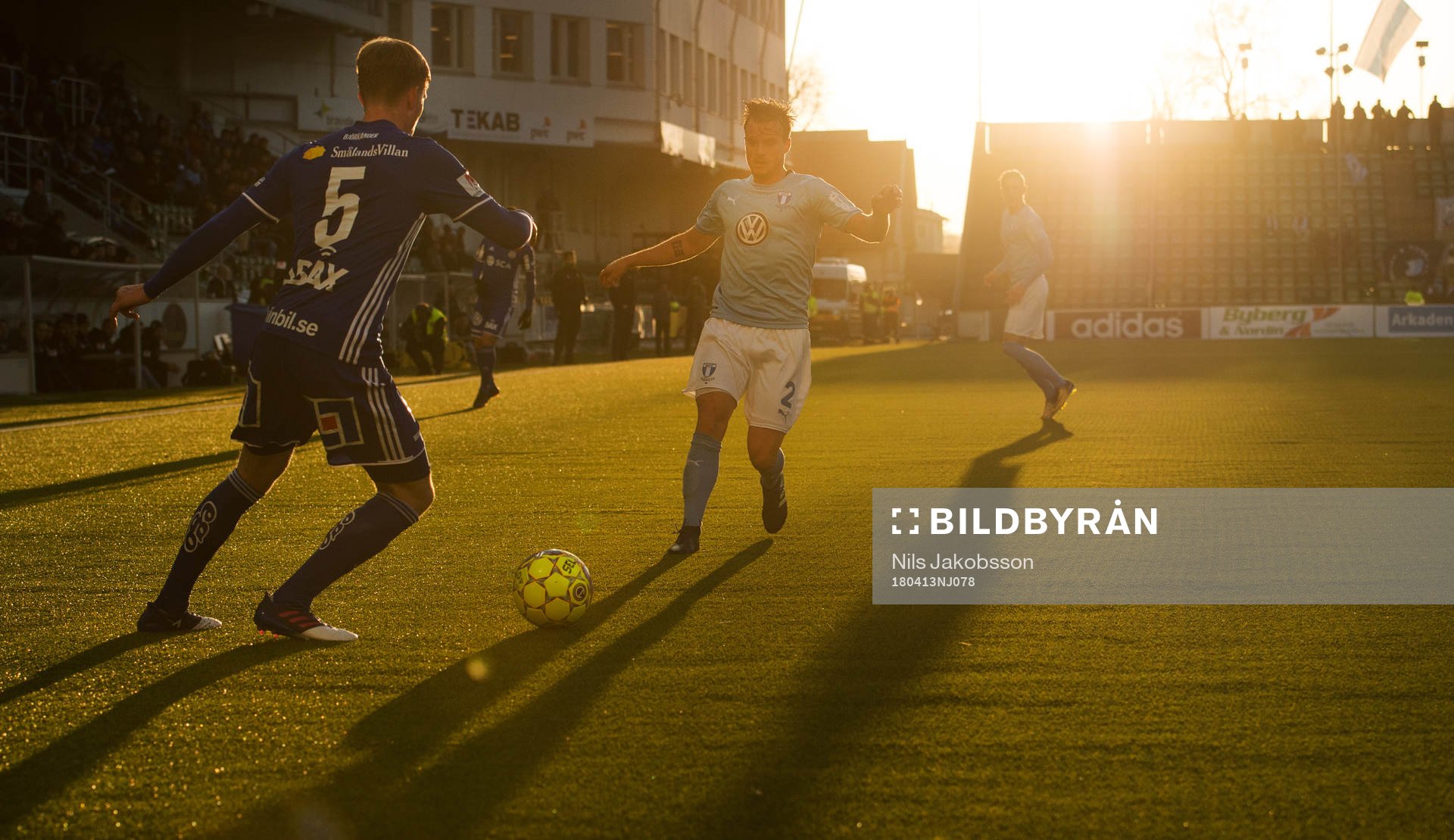 Sundsvalls Eric Björkander och Malmö FFs Eric Larsson