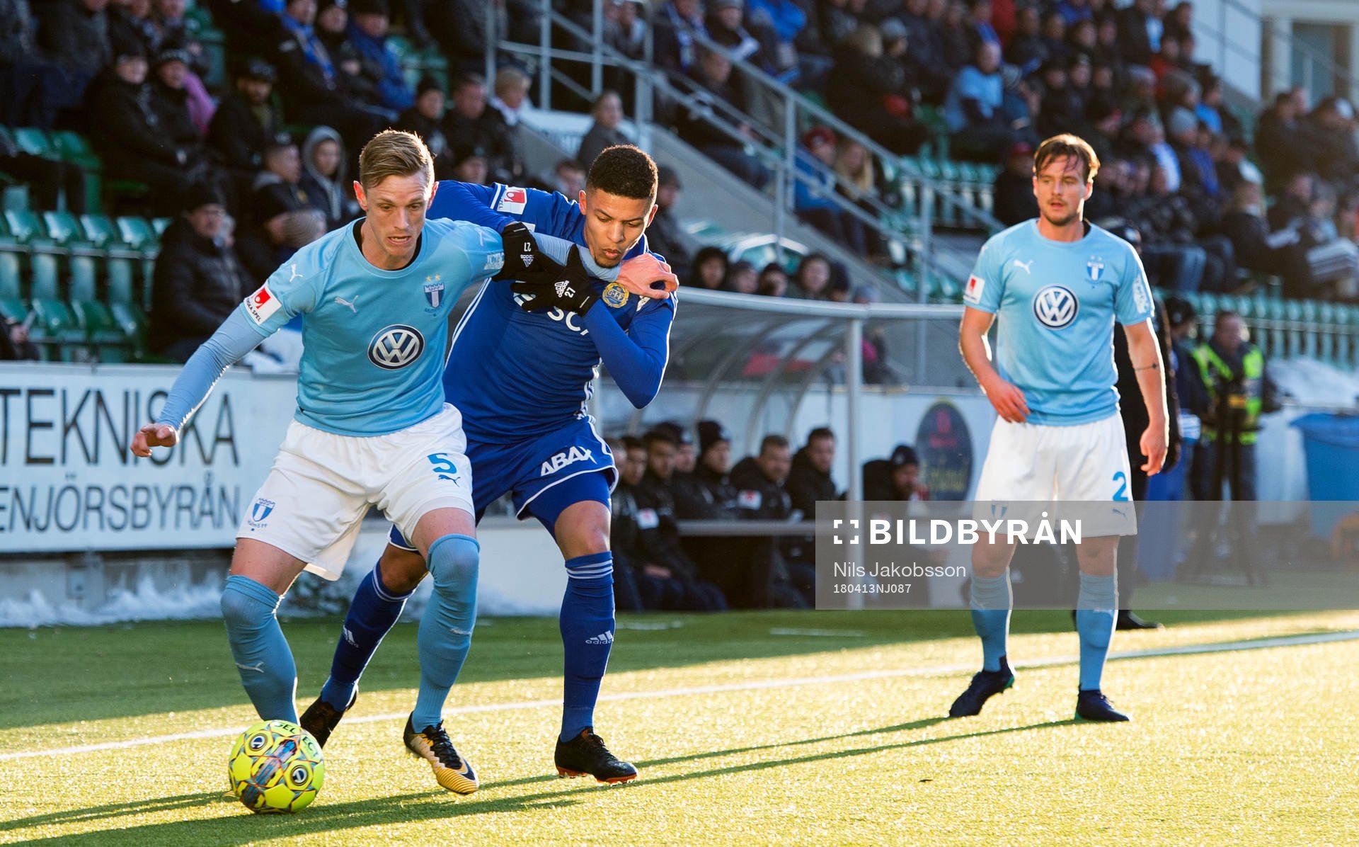 Malmö FFs Sören Rieks och Sundsvalls Romain Gall