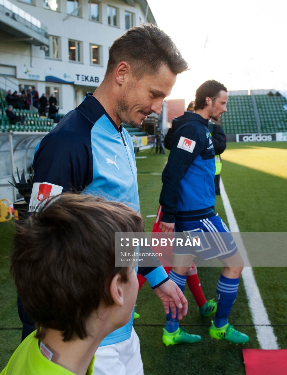 Malmö FFs Markus Rosenberg är sammanbiten innan