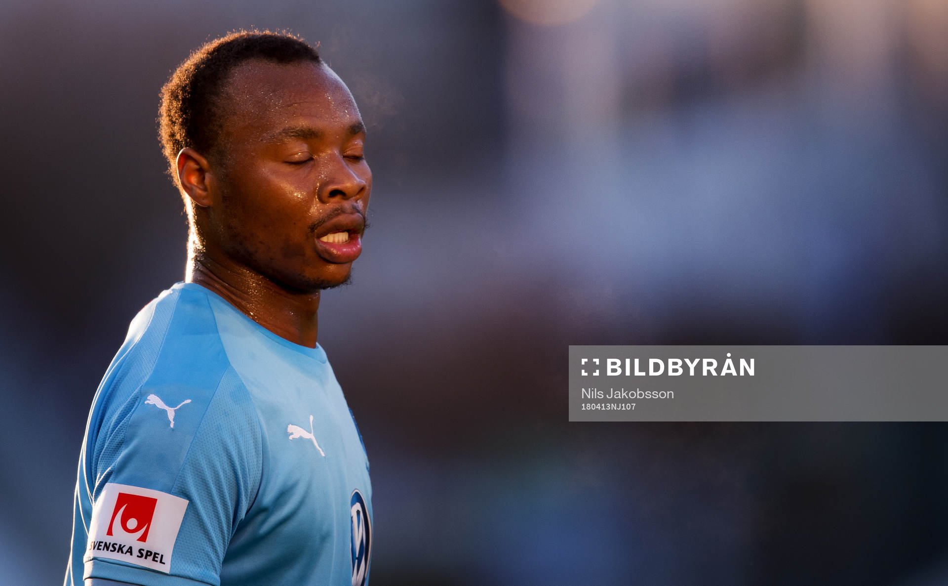 Malmö FFs Carlos Strandberg deppar