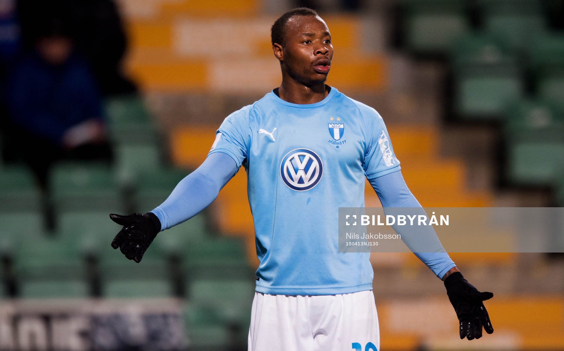 Malmö FFs Carlos Strandberg deppar