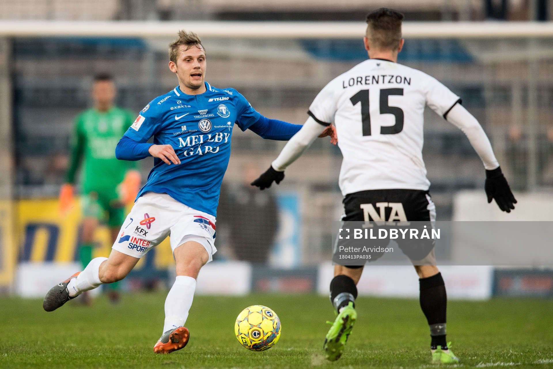 Trelleborgs Erik Andersson mot Örebros Martin Lorentzson