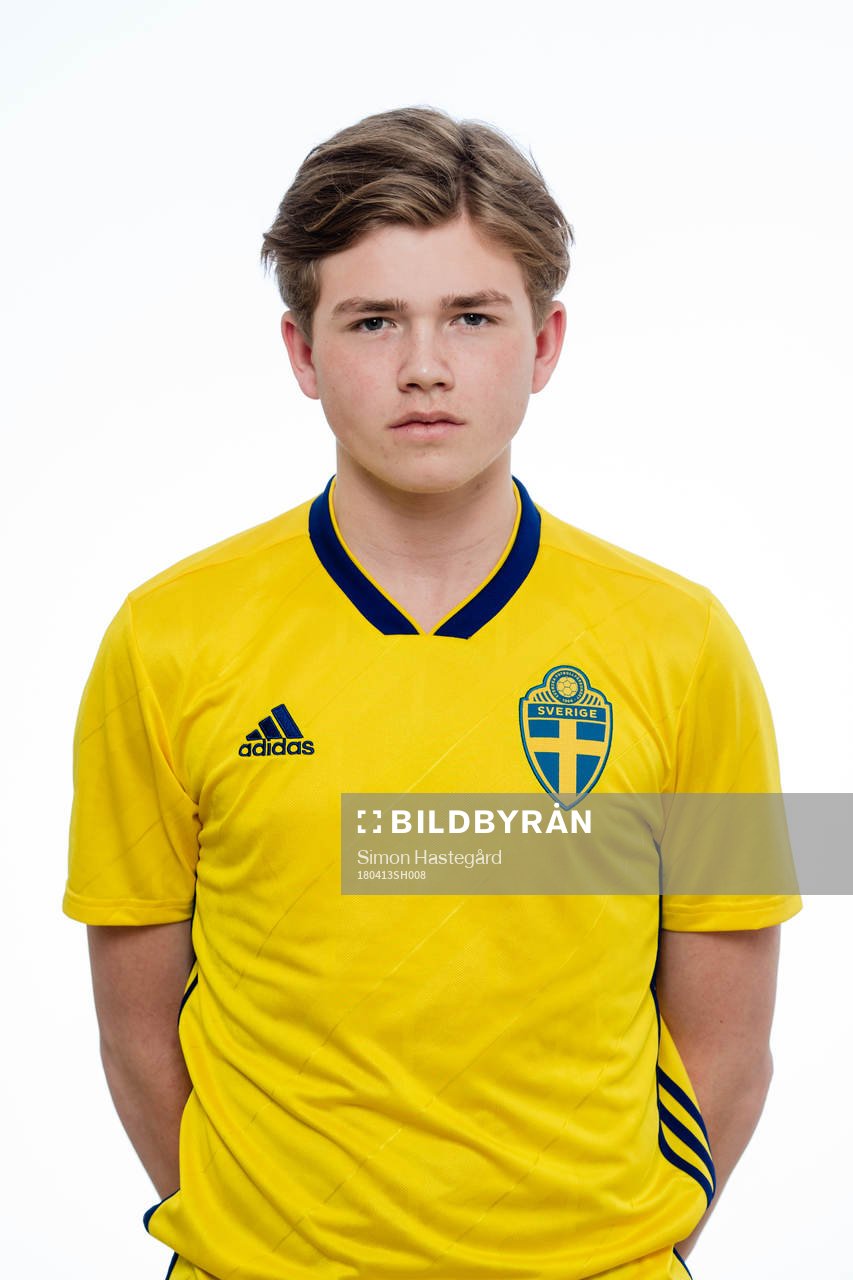 Niclas Bergmark i P16-landslaget