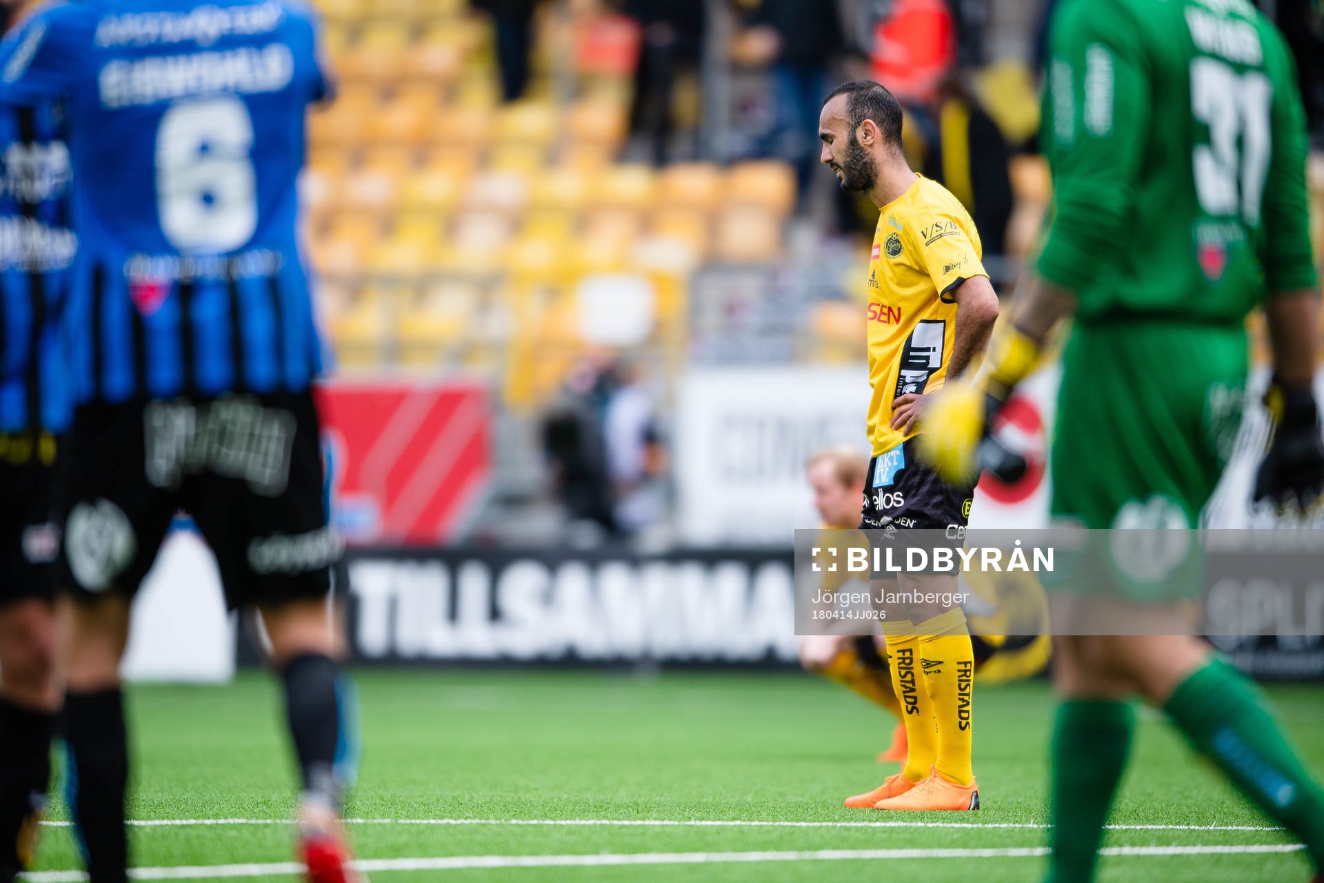 Elfsborgs Issam Jebali och Simon Lundevall deppar