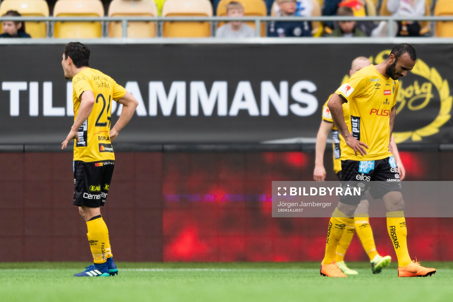 Elfsborgs Issam Jebali och Stefan Ishizaki deppar