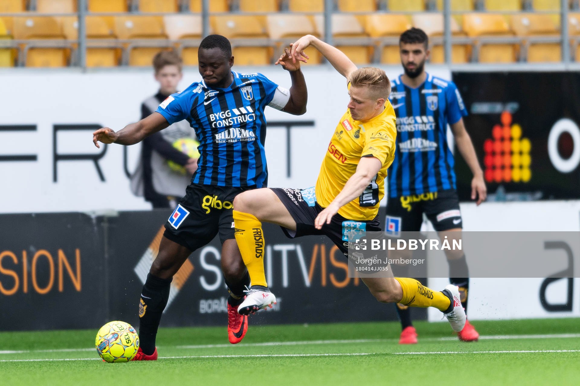 Elfsborgs Per Frick och Sirius Moses Ogbu