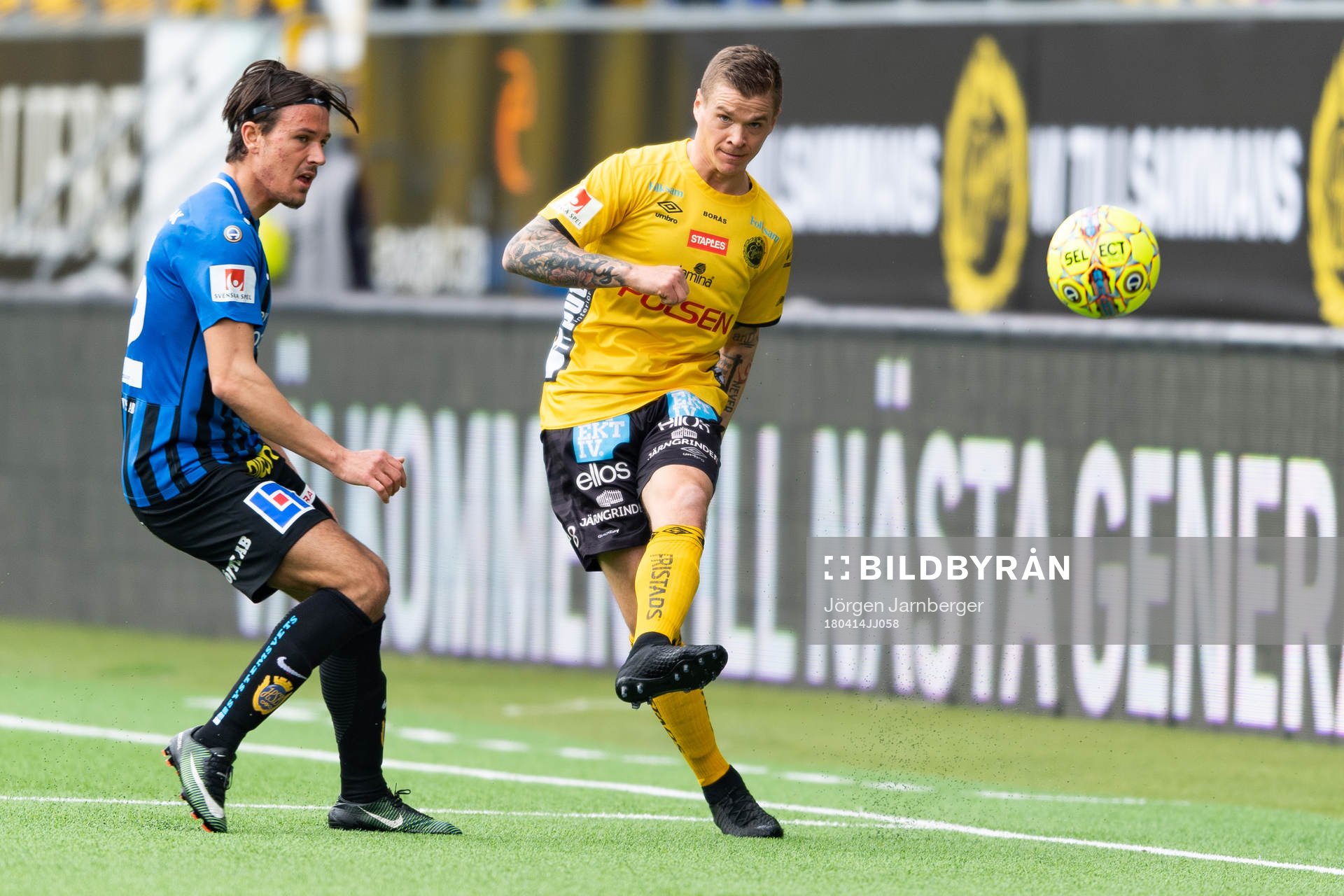 Elfsborgs Samuel Holmén och Sirius Stefano Vecchia