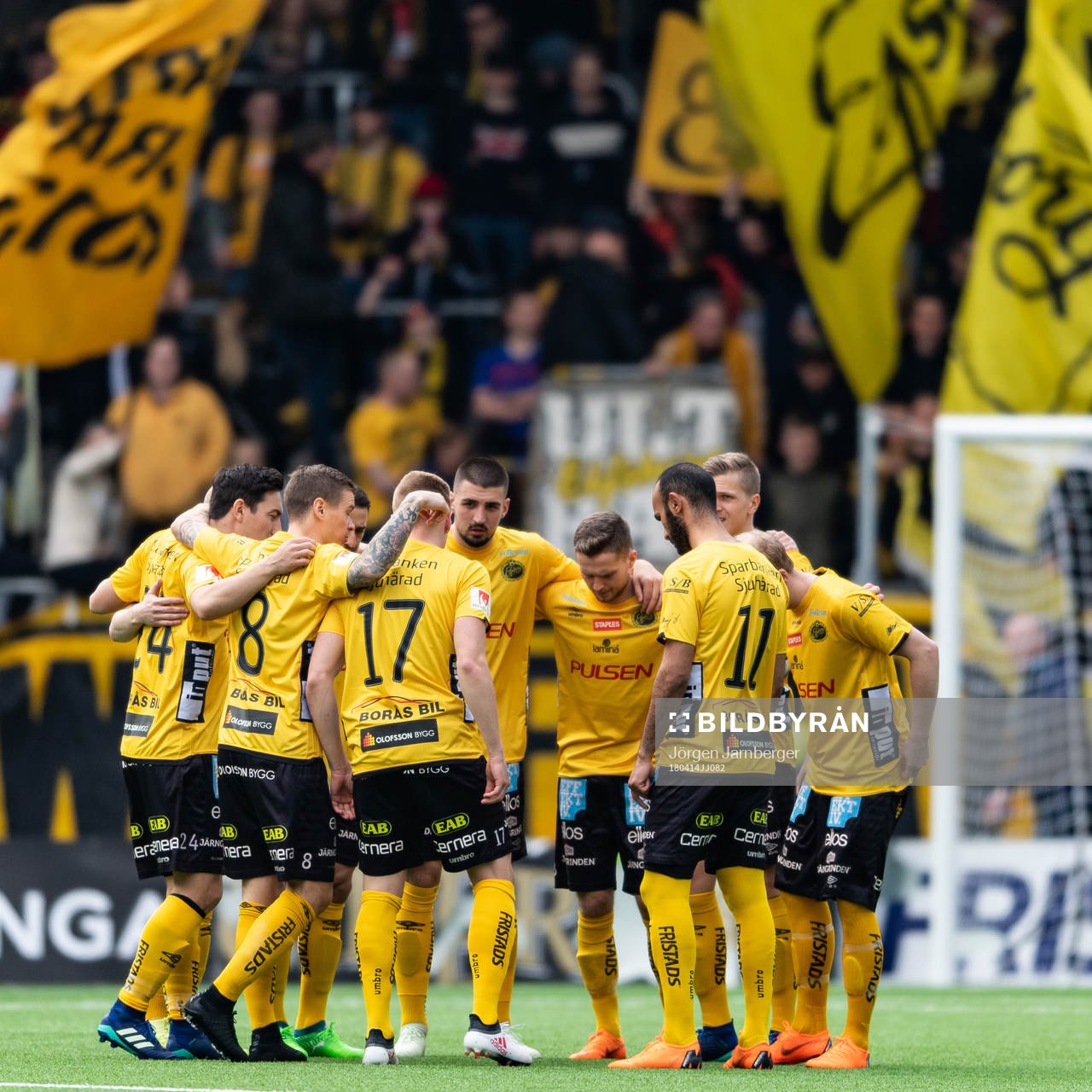 Elfsborgs spelare papptalk