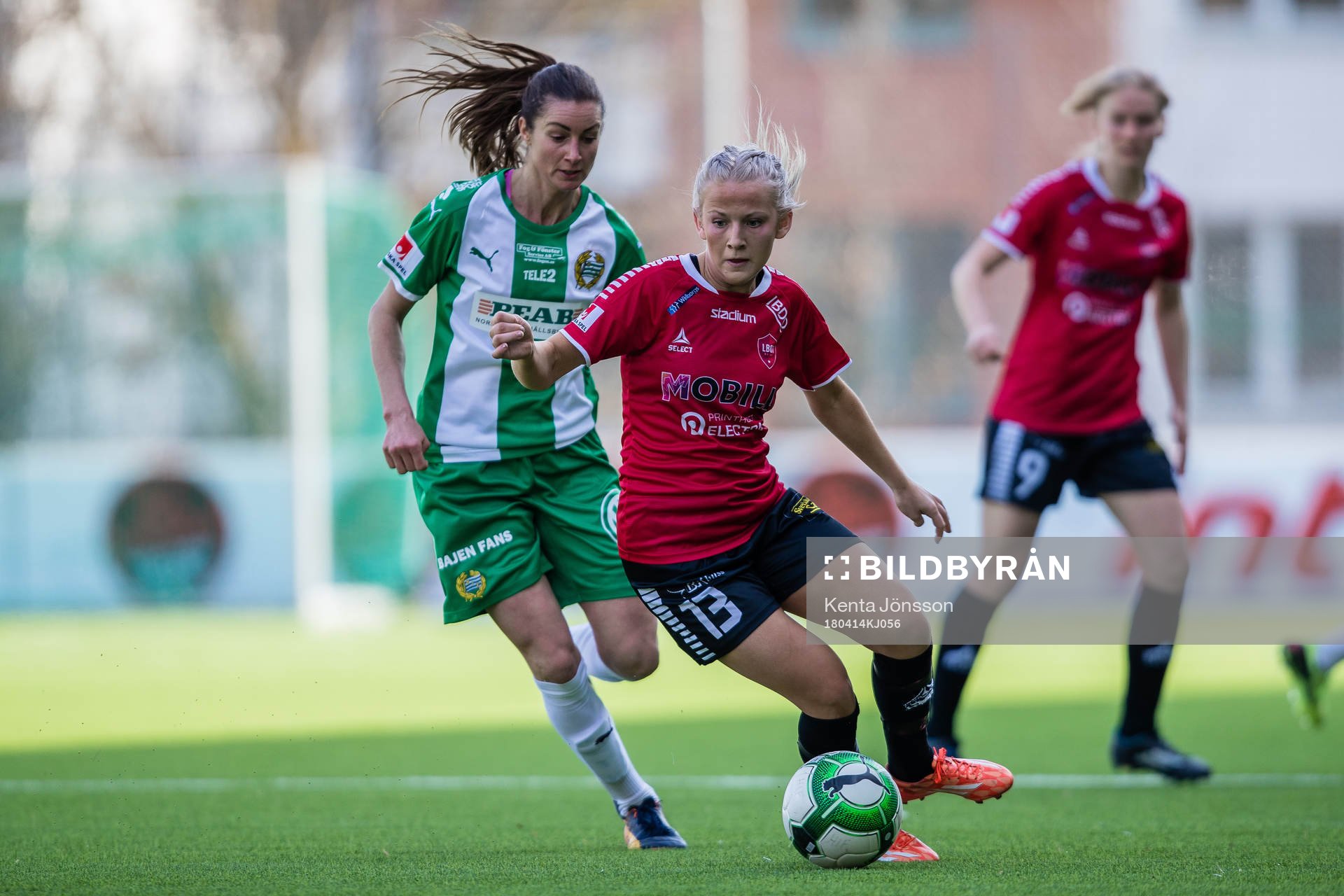 Limhamn Bunkeflos Alice Magnusson och Hammarbys Madeleine