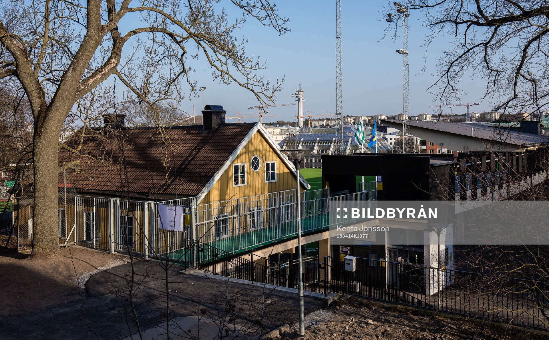 Exteriör av Hammarby IP