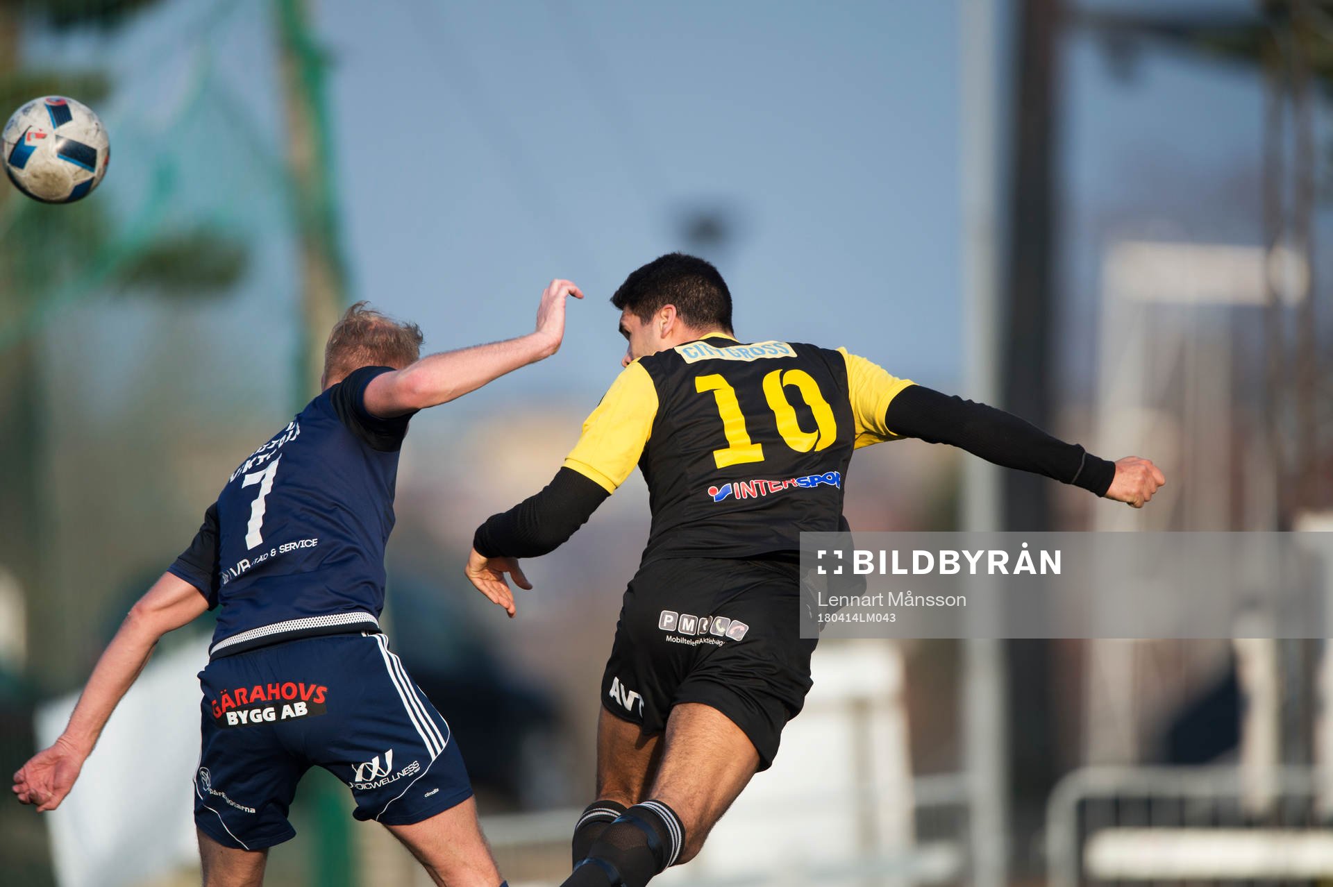 IFK Hässleholms Tommy Filipovic i matchen i division 2 mellan Nässjö och IFK Hässleholm i Nässjö 14 april 2018.  