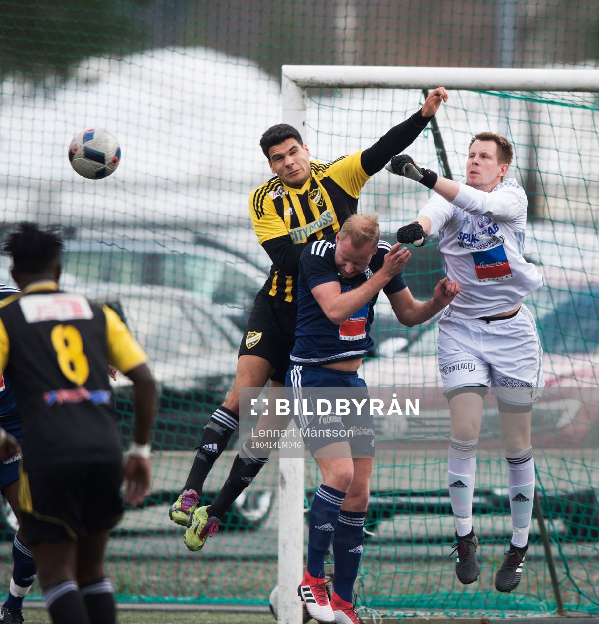IFK Hässleholms Tommy Filipovic i matchen i division 2
