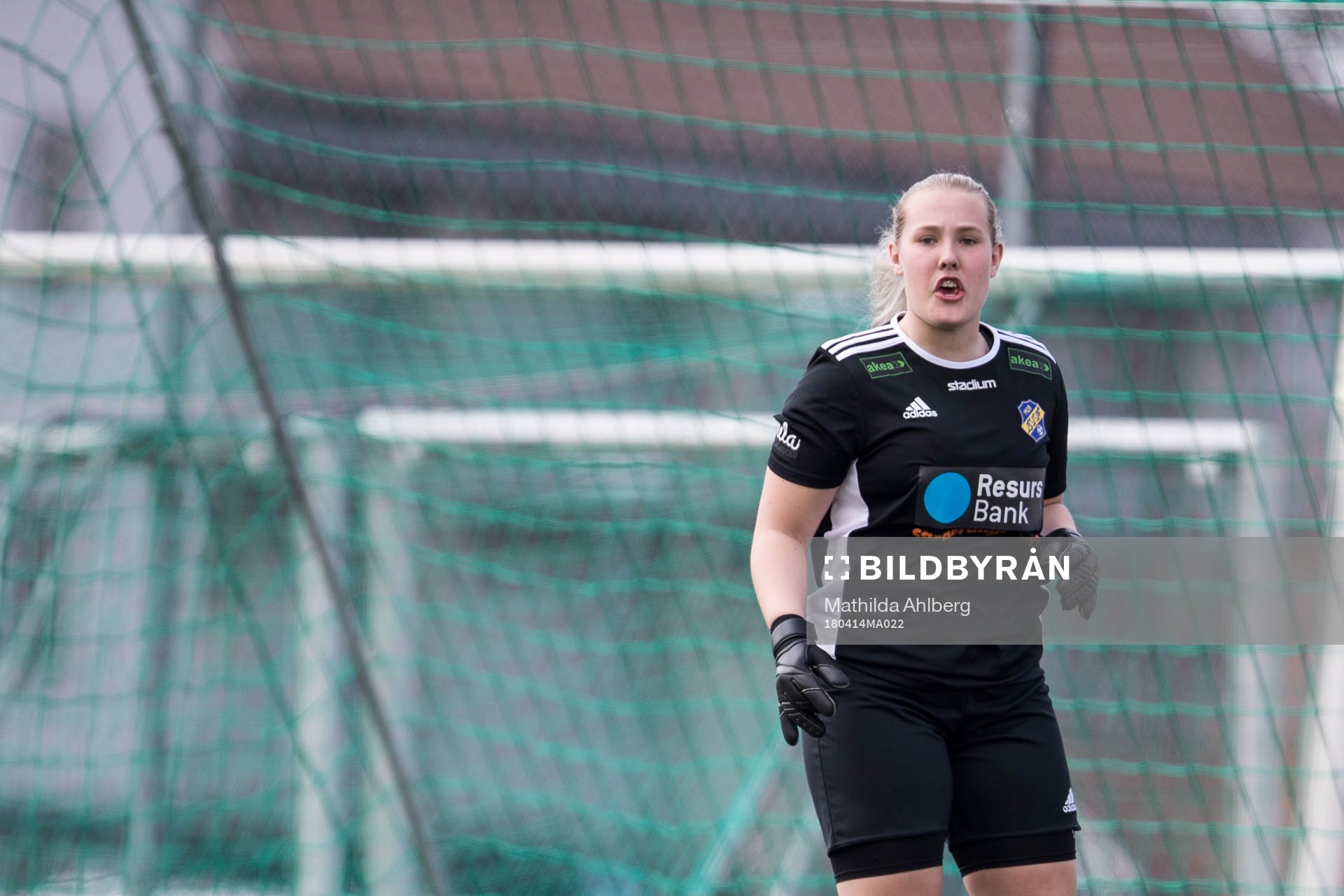 Eskilsminnes målvakt Matilda Magnusson Waldt