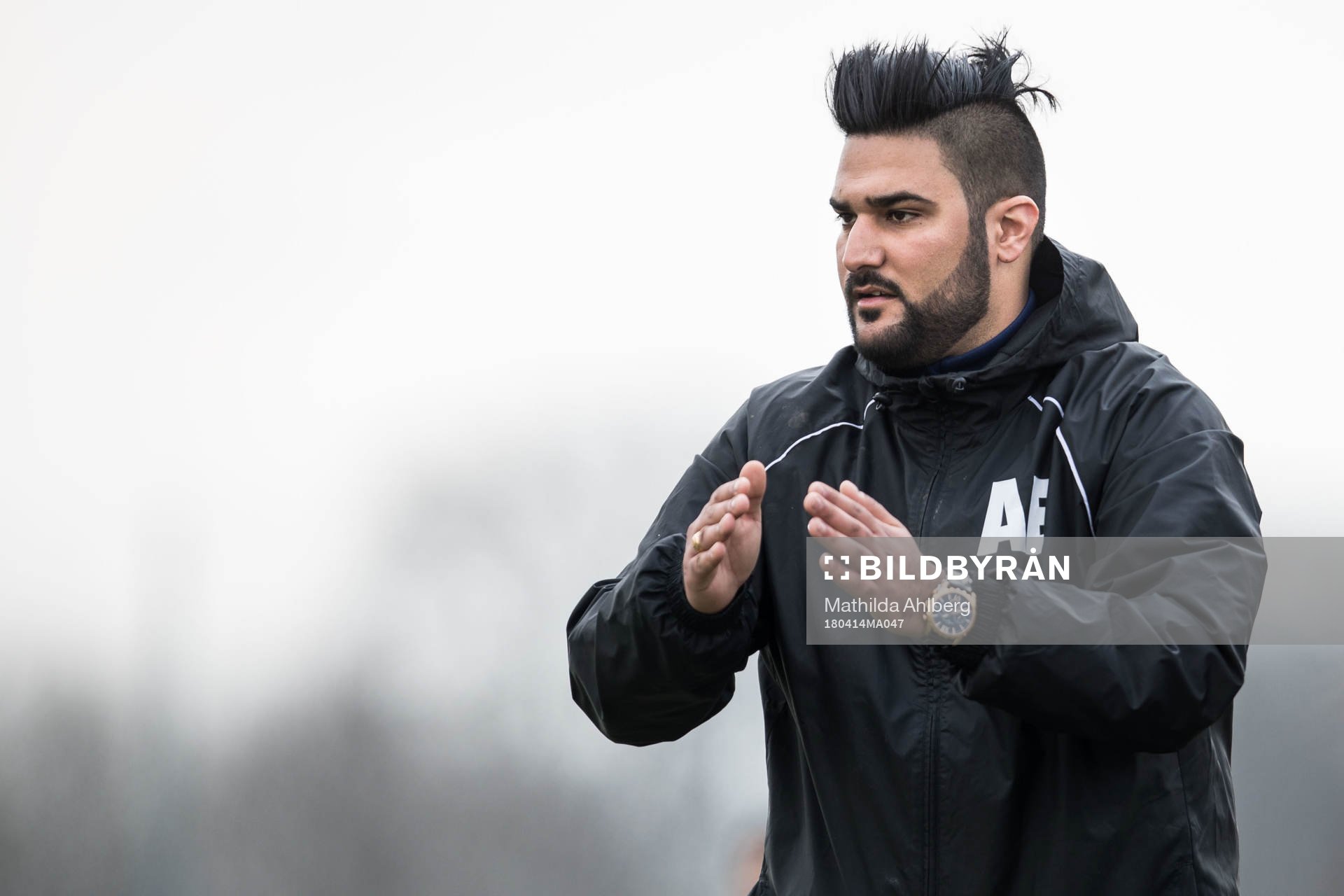 Eskilsminnes tränare Ashkan Esfandi