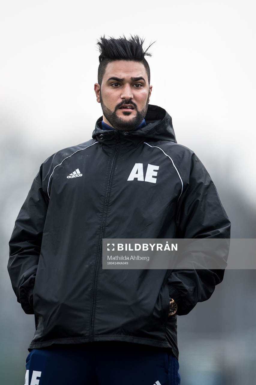 Eskilsminnes tränare Ashkan Esfandi
