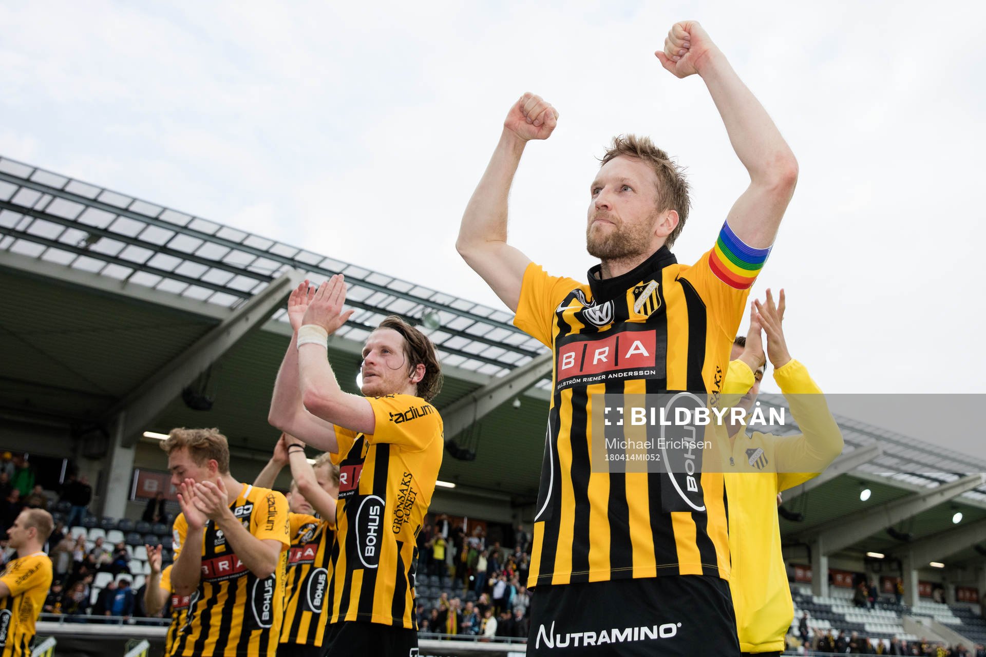 Häckens Rasmus Lindgren jublar